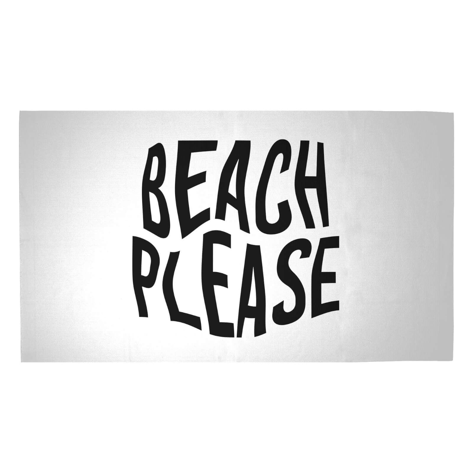 Beach Please Woven Rug - Medium