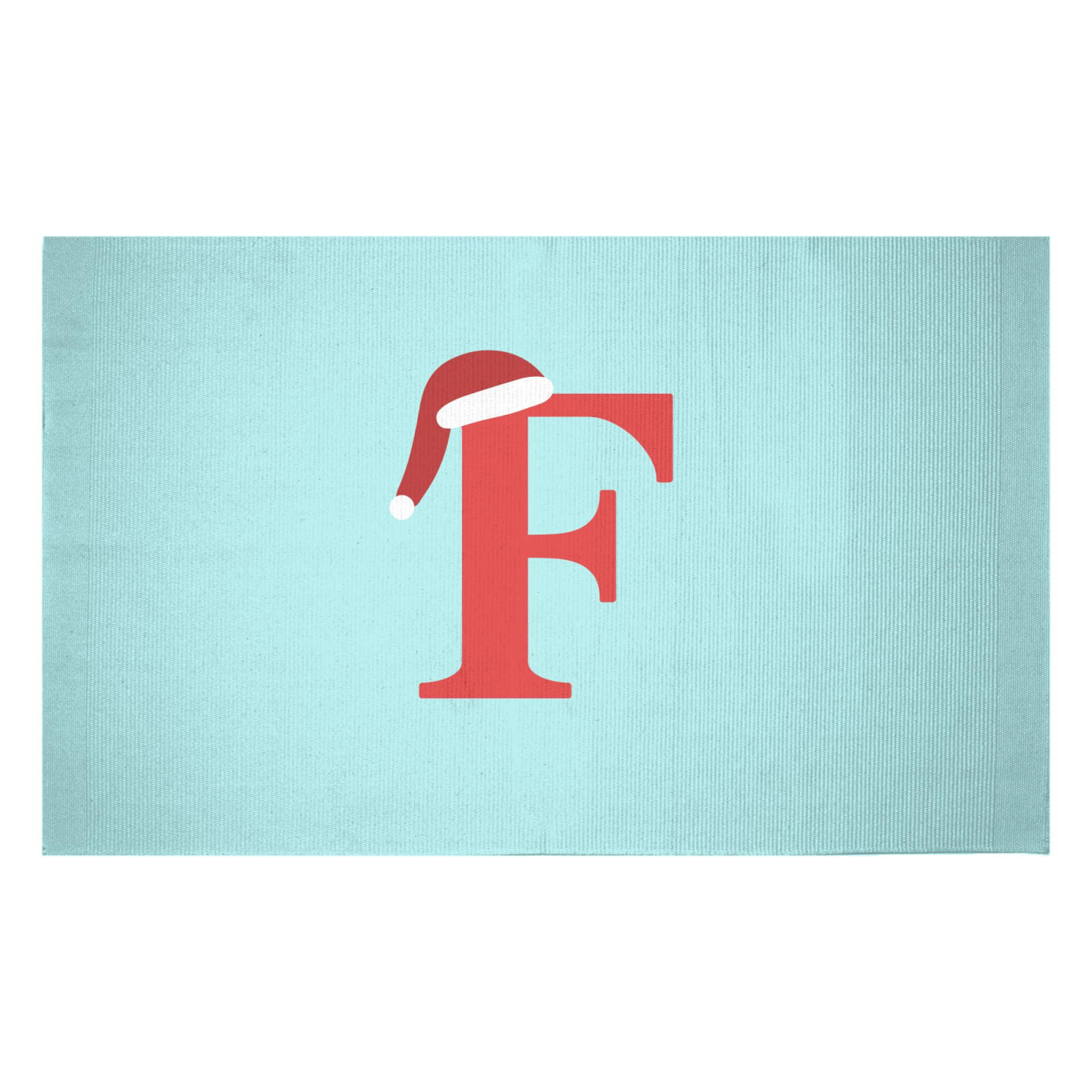 F Woven Rug - Small