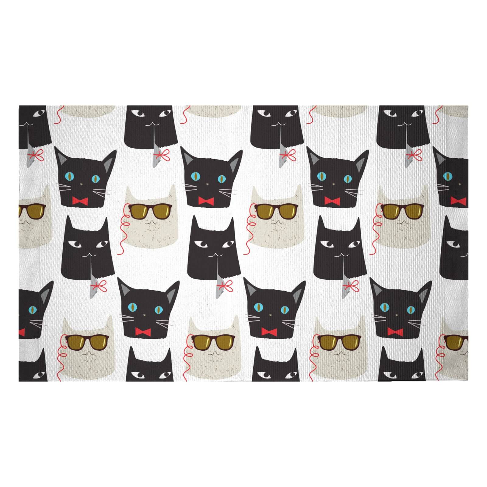 Cool Cats Woven Rug - Small