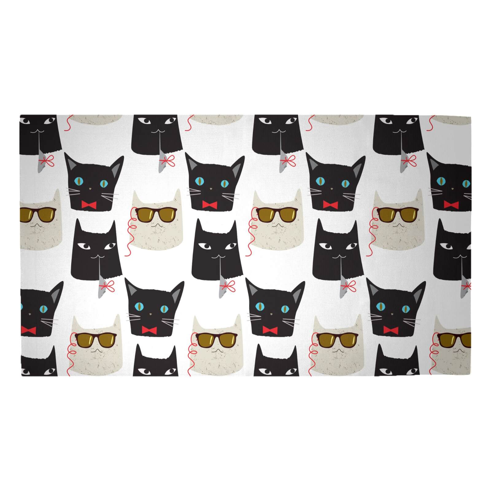 Cool Cats Woven Rug - Medium