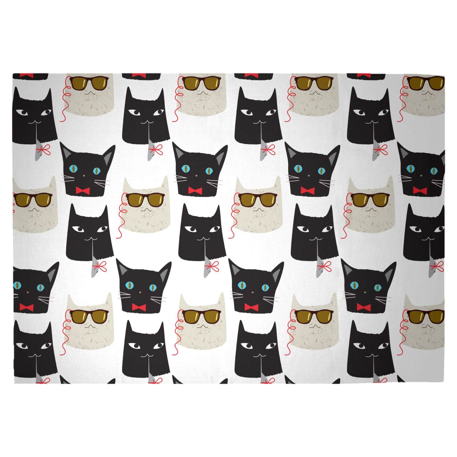 Cool Cats Woven Rug - Large