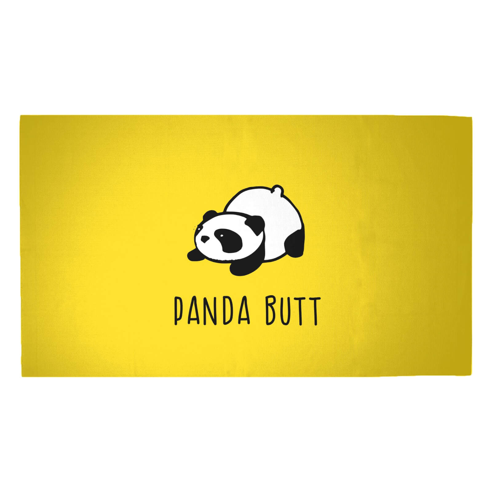 Panda Butt Woven Rug - Medium