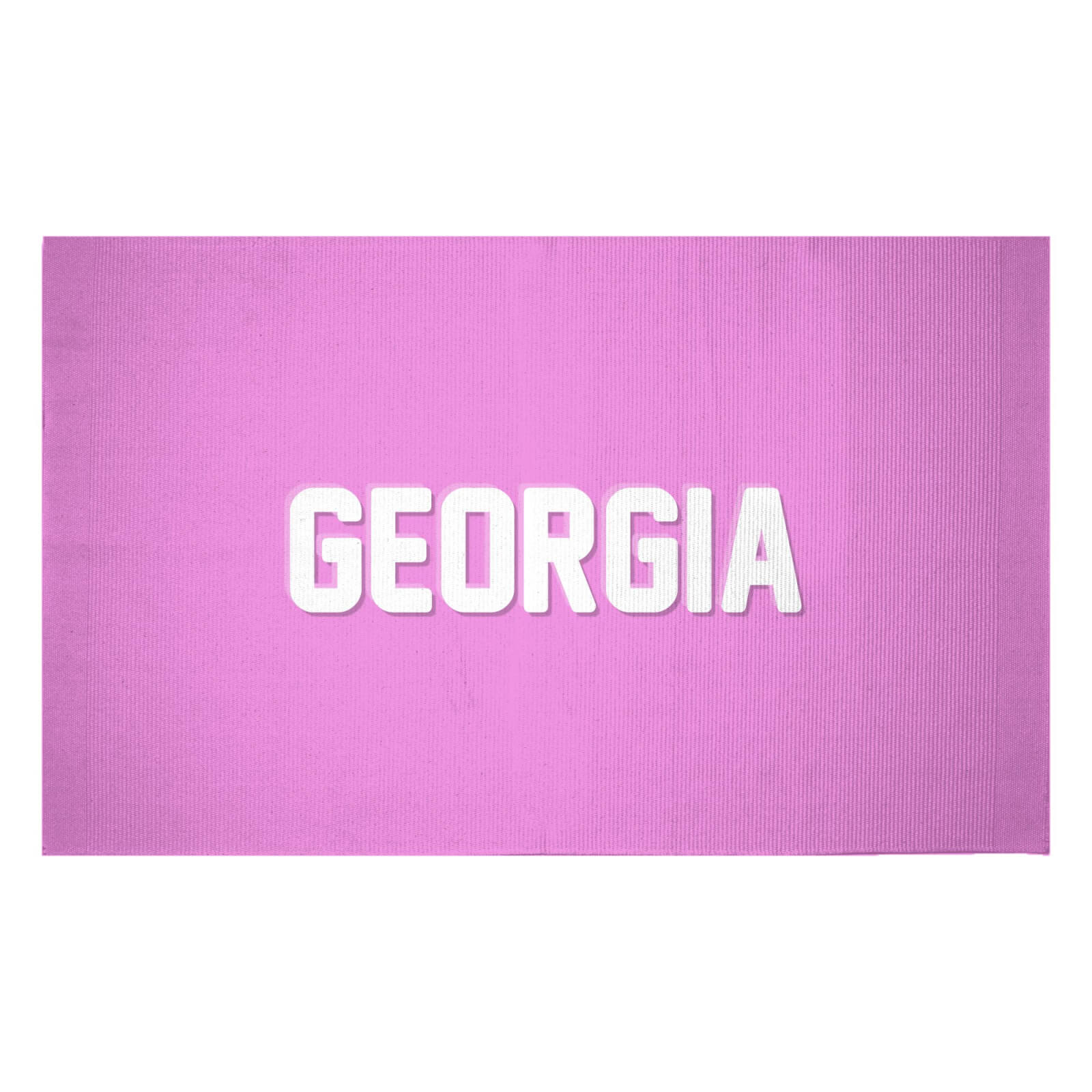 Embossed Georgia Woven Rug - Small