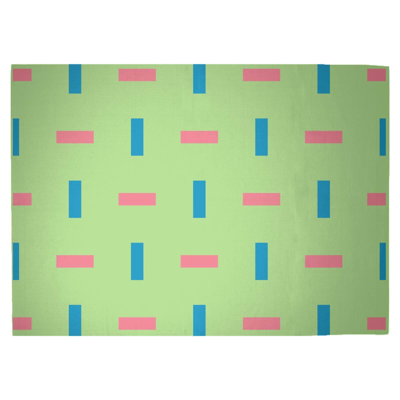 Spaced Bricks Woven Rug - Large