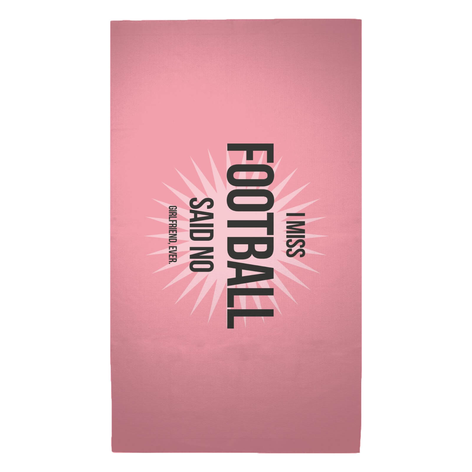 I Miss Football Woven Rug - Medium