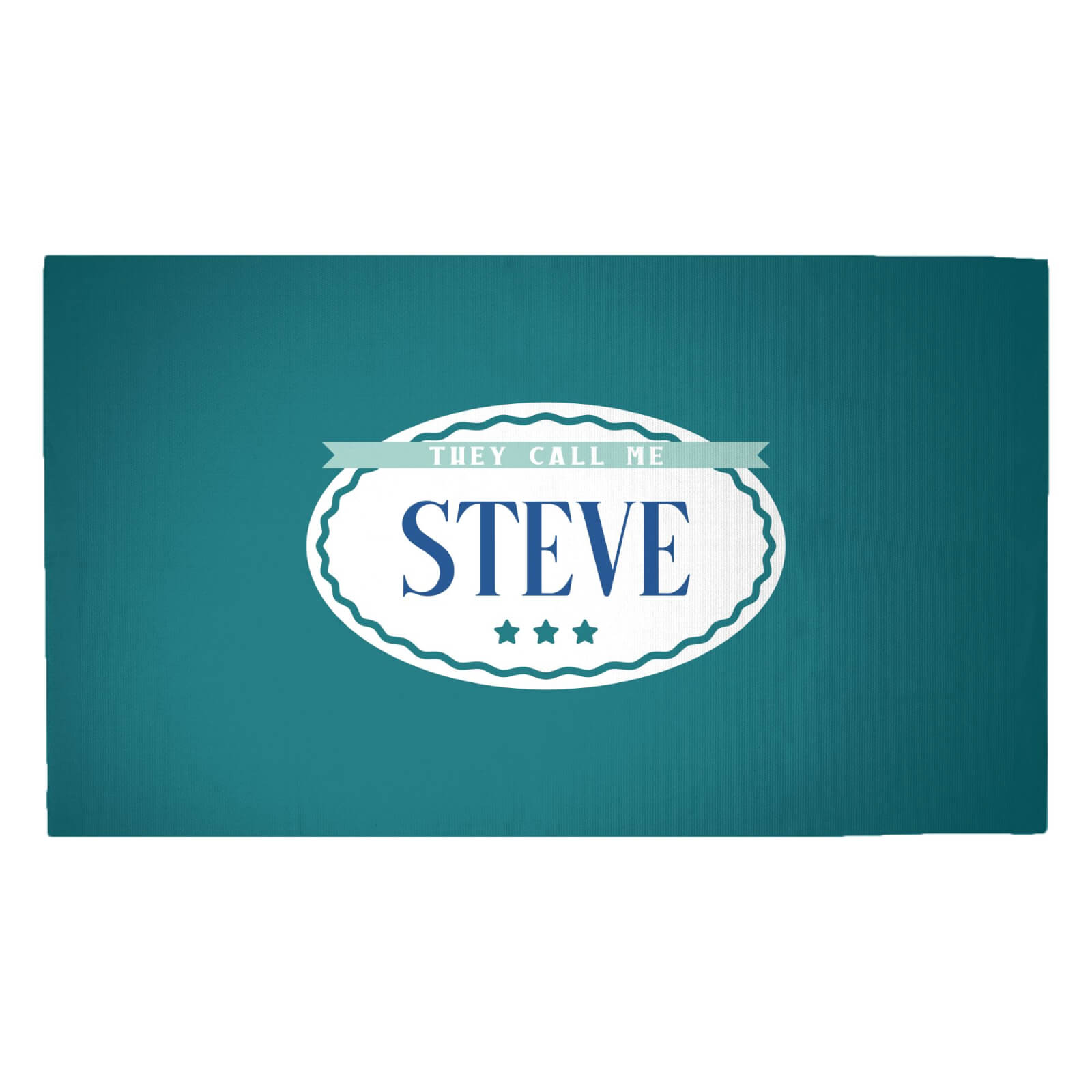 They Call Me Steve Woven Rug - Medium