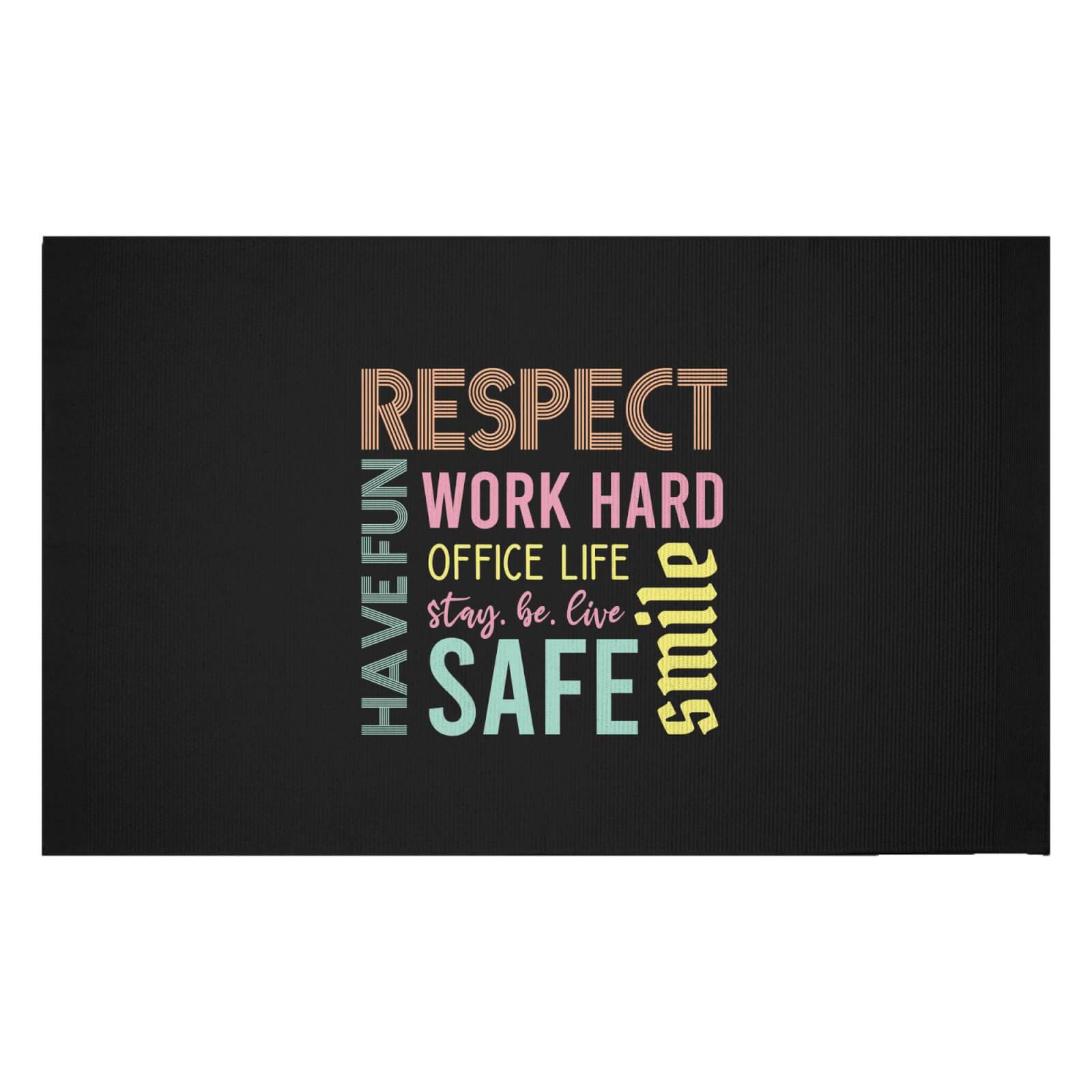 Respect Office Life Woven Rug - Small