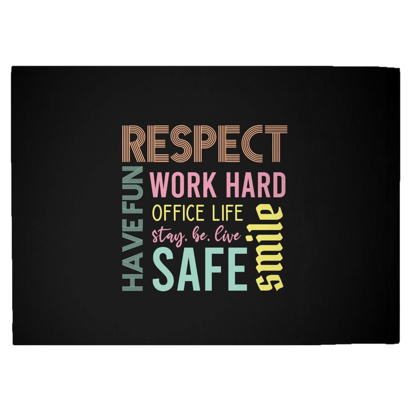 Respect Office Life Woven Rug - Large