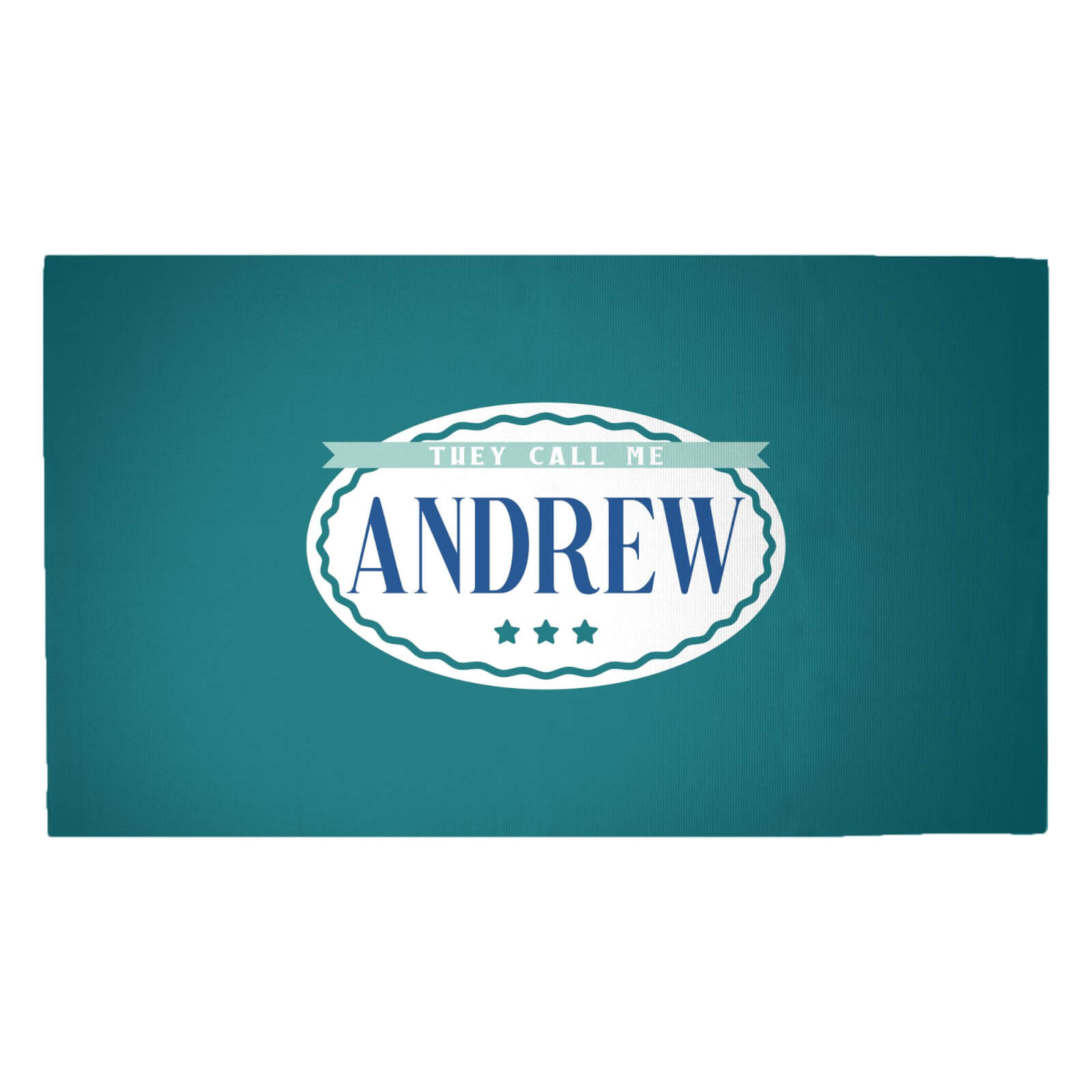 They Call Me Andrew Woven Rug - Medium
