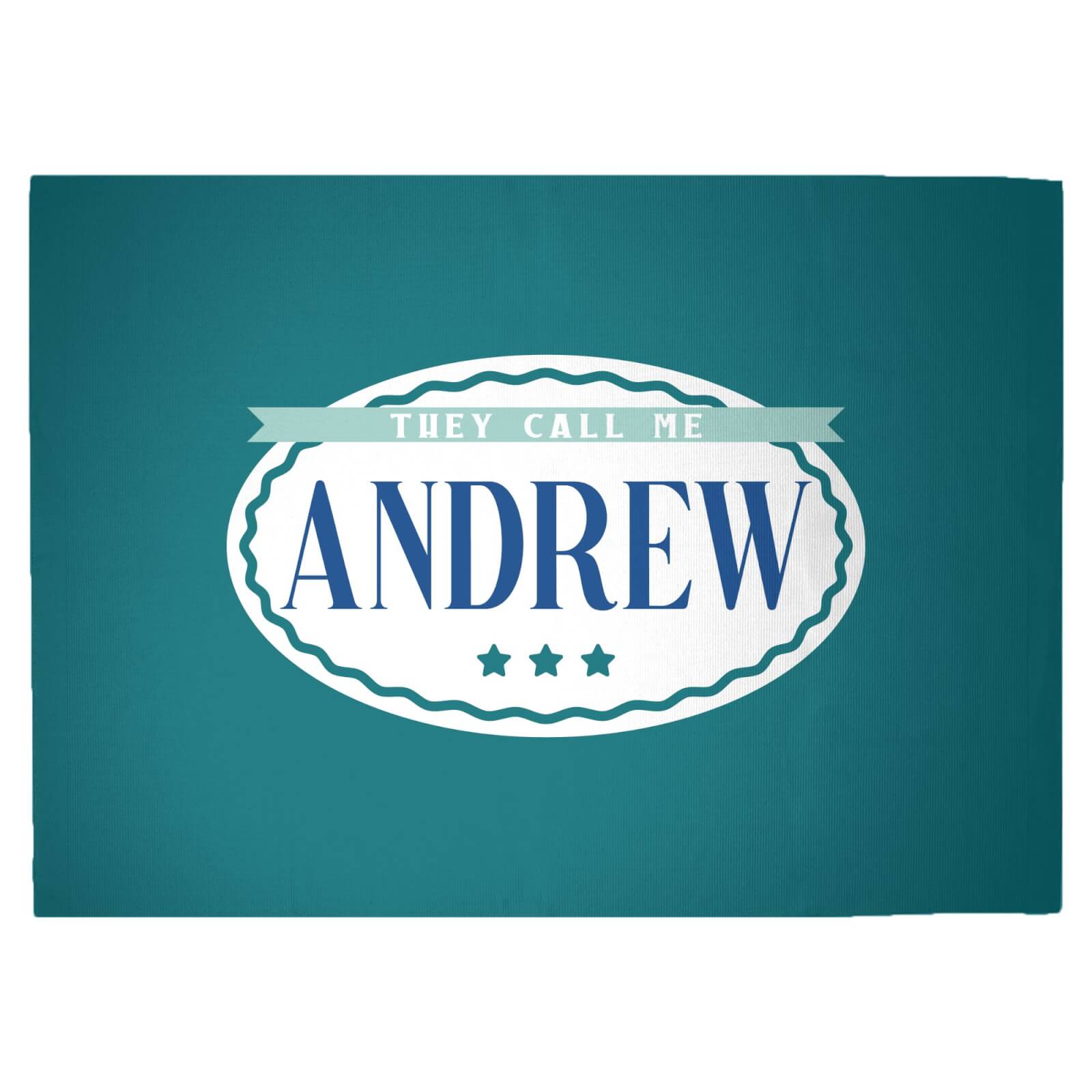 They Call Me Andrew Woven Rug - Large