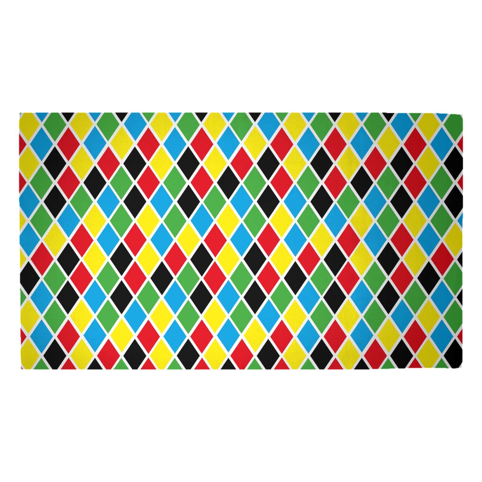Clown Pattern Woven Rug - Medium
