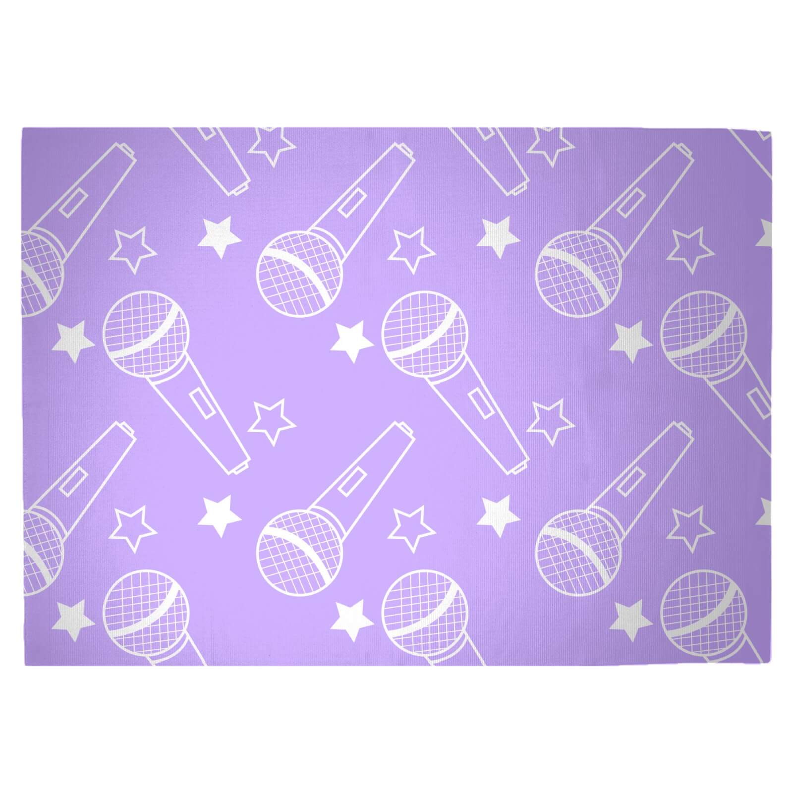 Microphones Woven Rug - Large