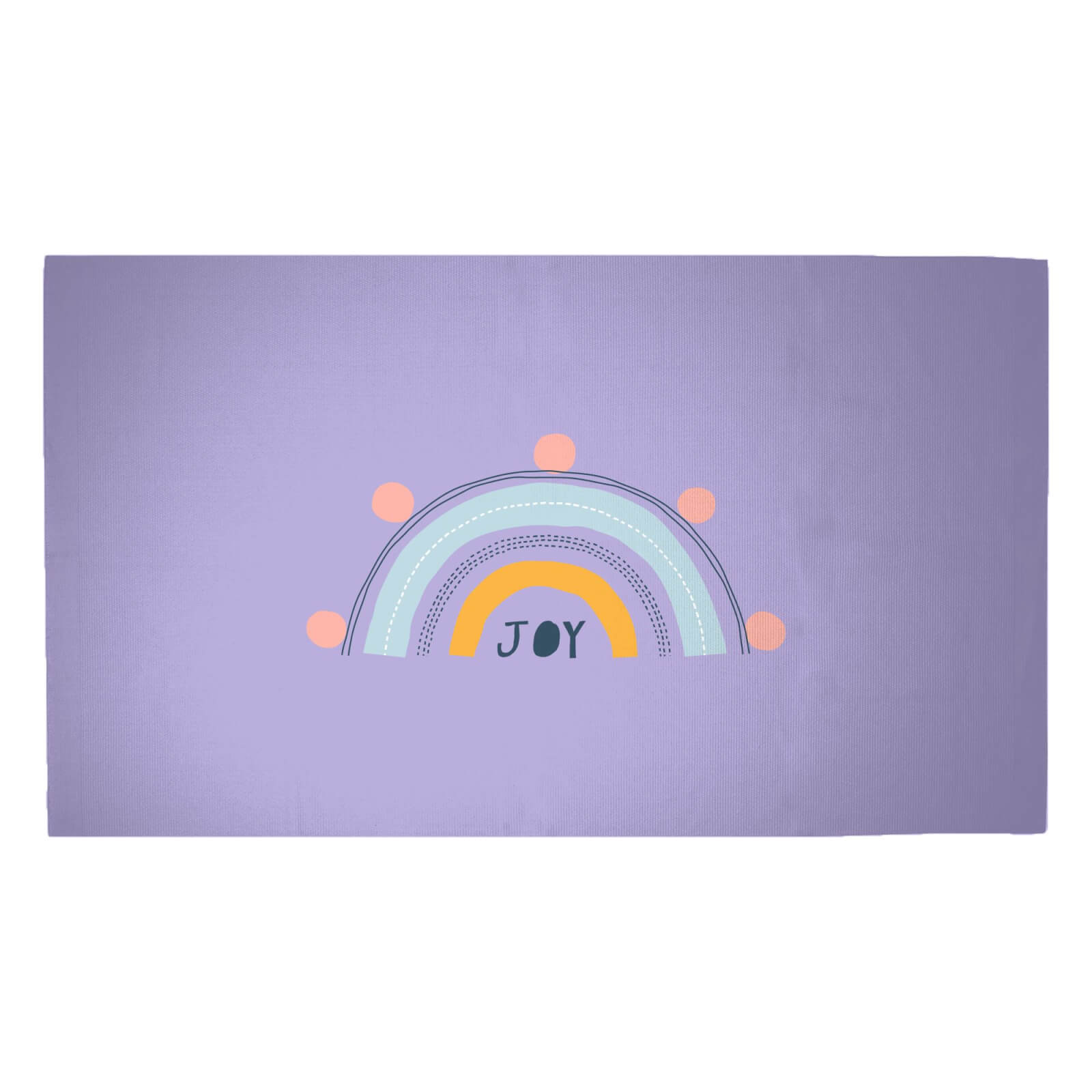 Joy Rainbow Woven Rug - Medium
