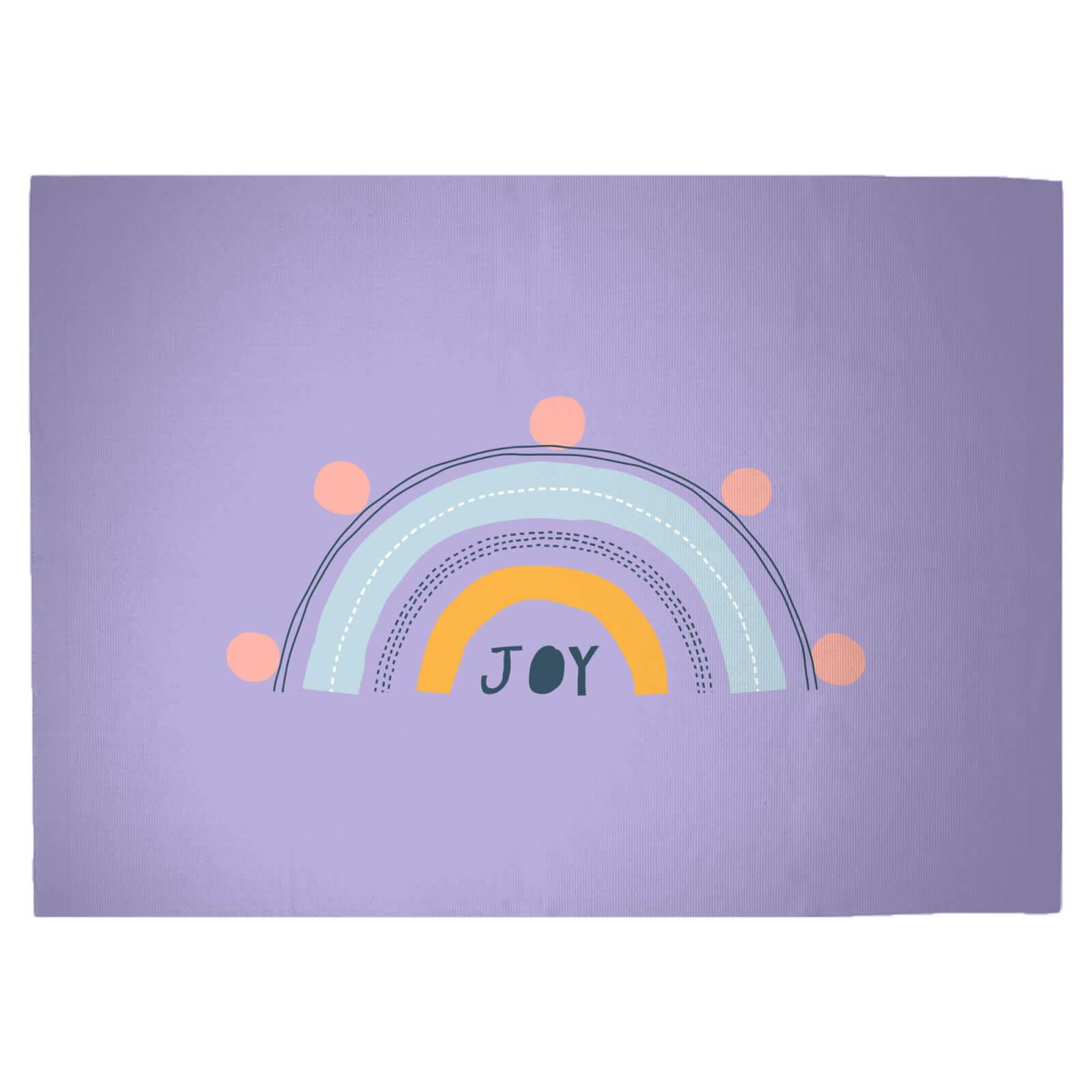 Joy Rainbow Woven Rug - Large