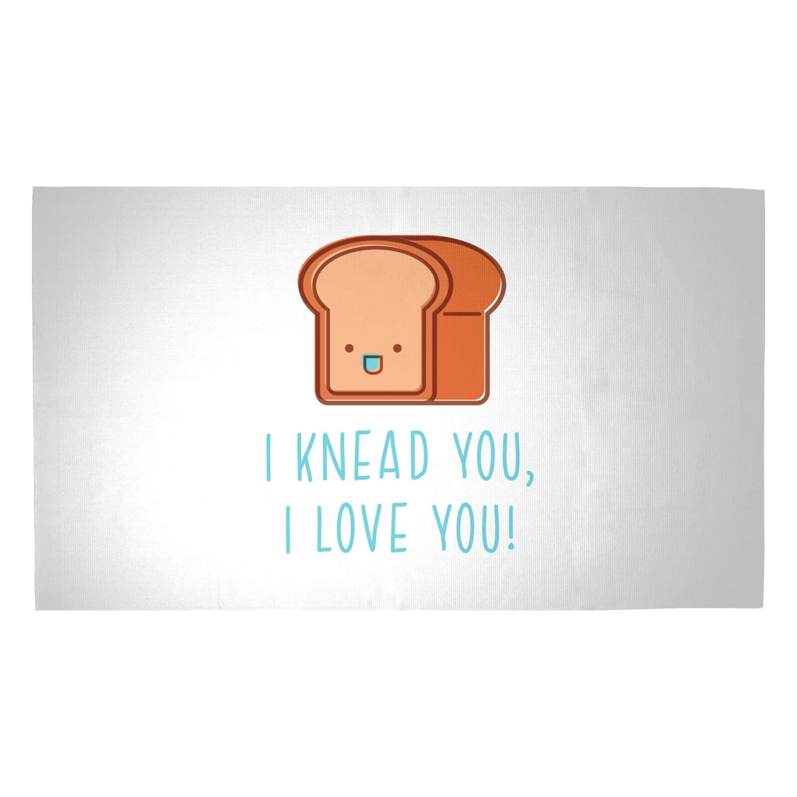 I Knead You I Love You Woven Rug - Medium
