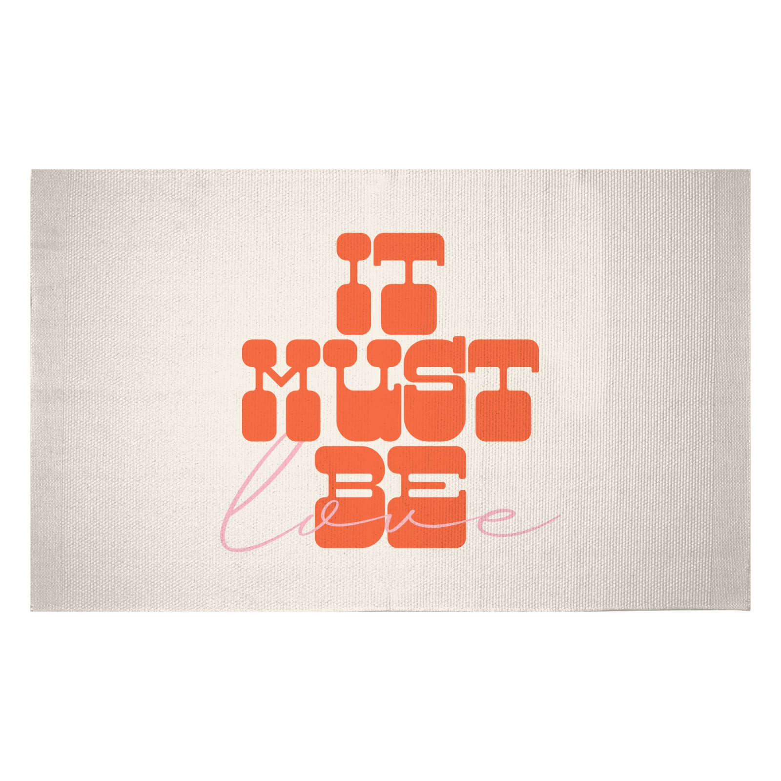It Must Be Love Woven Rug - Small