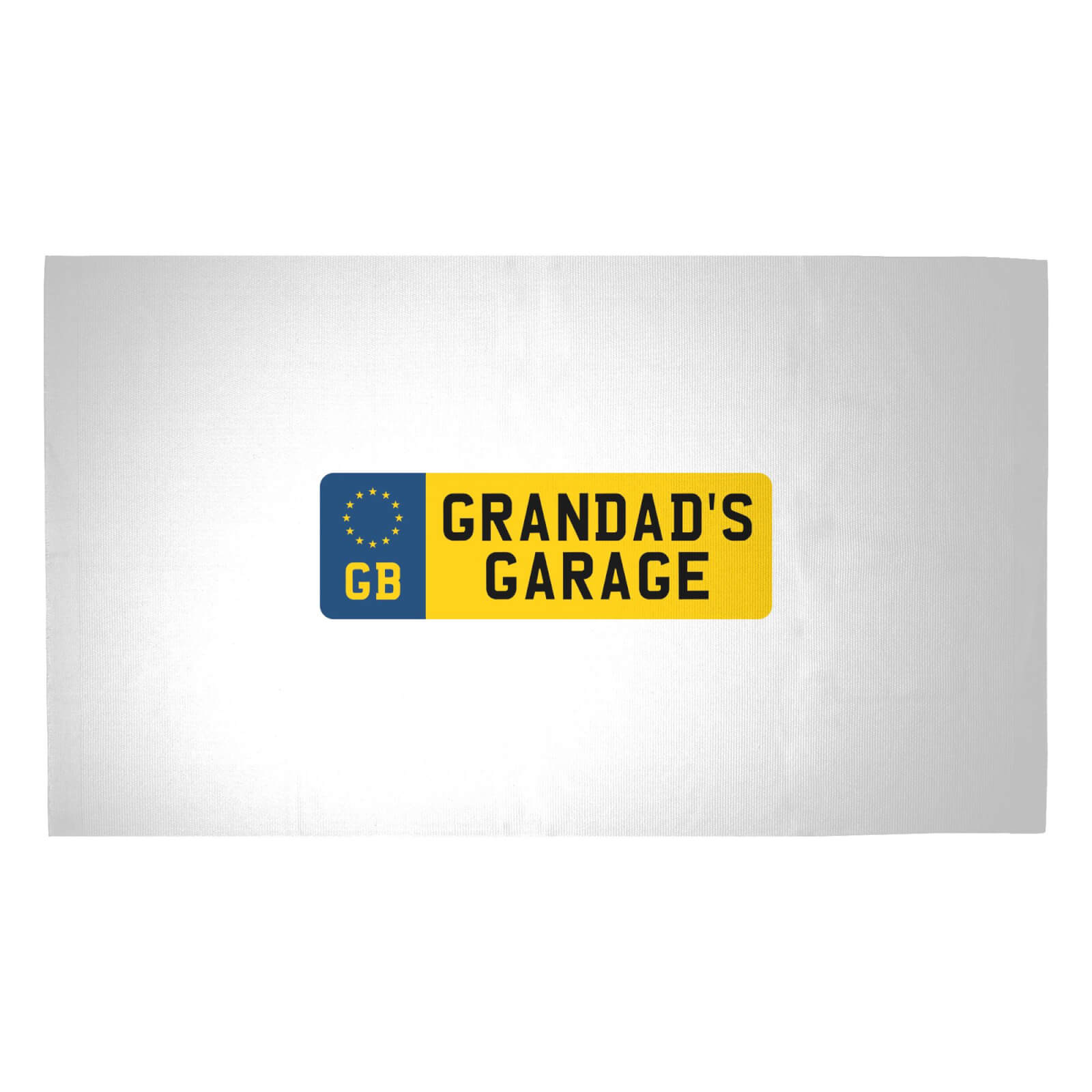 Grandad's Garage Woven Rug - Medium