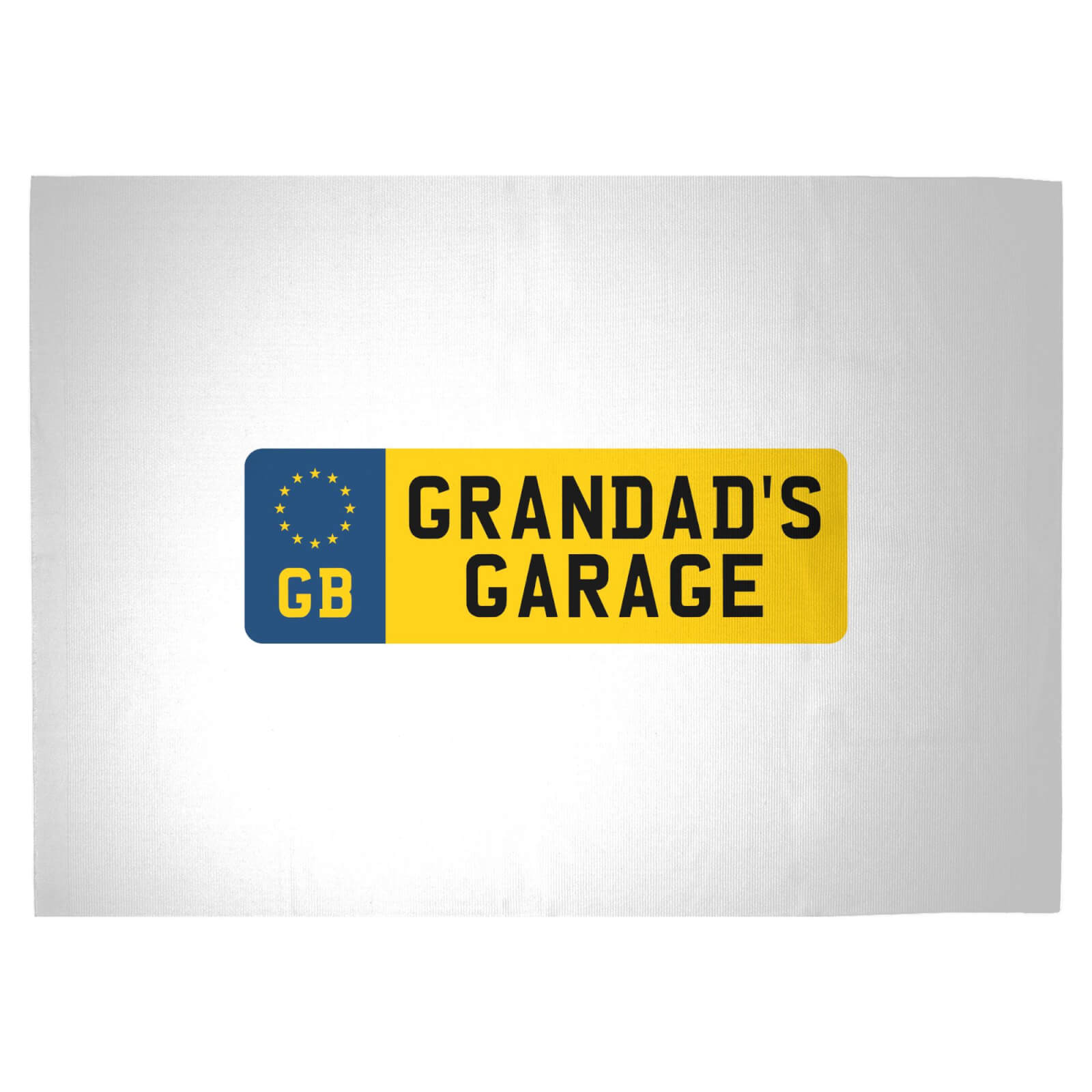 Grandad's Garage Woven Rug - Large