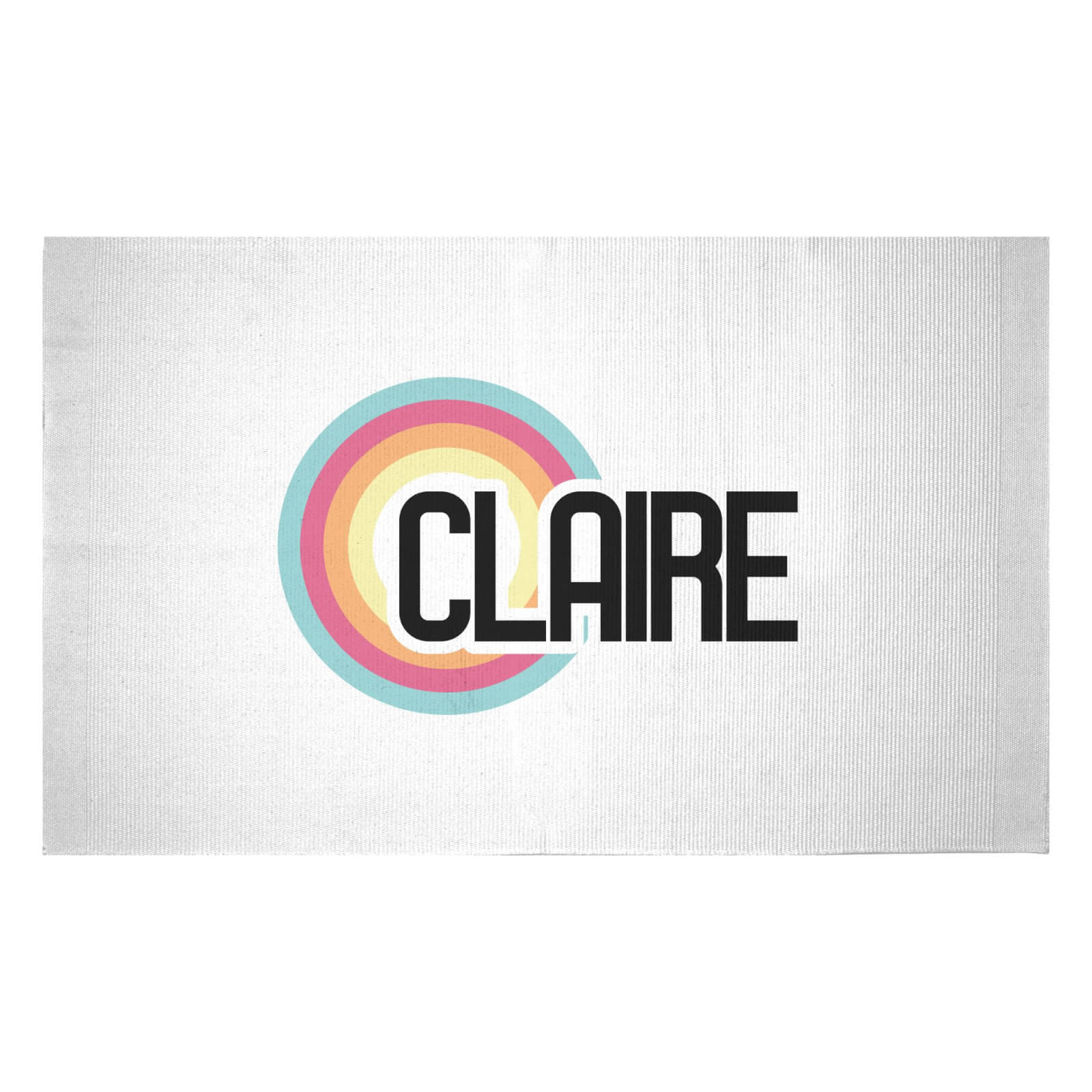 Claire Rainbow Woven Rug - Small