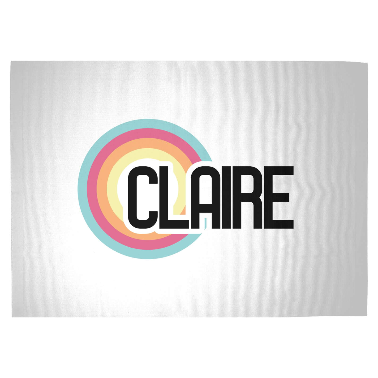 Claire Rainbow Woven Rug - Large