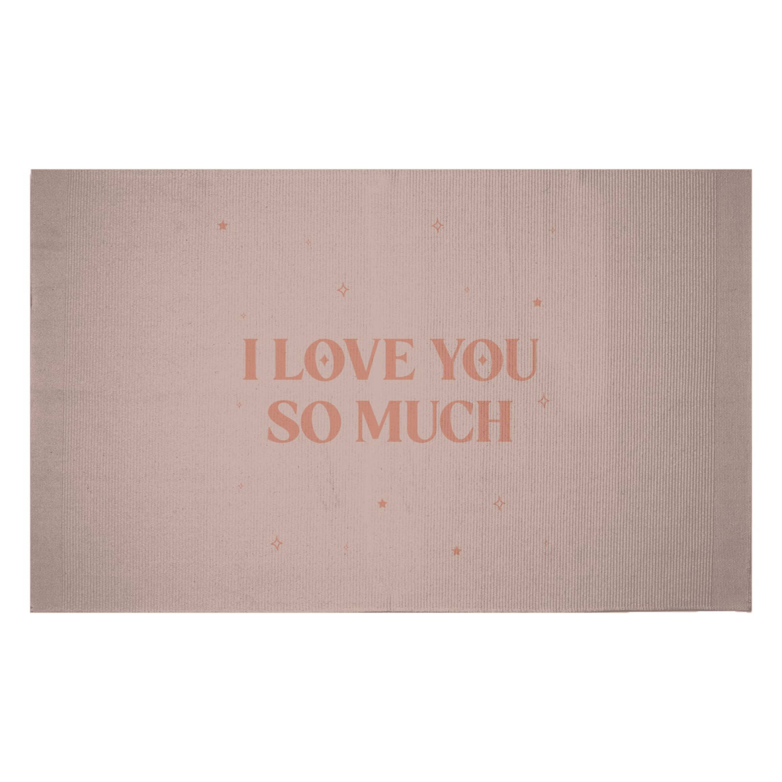 I Love You So Much Woven Rug - Small