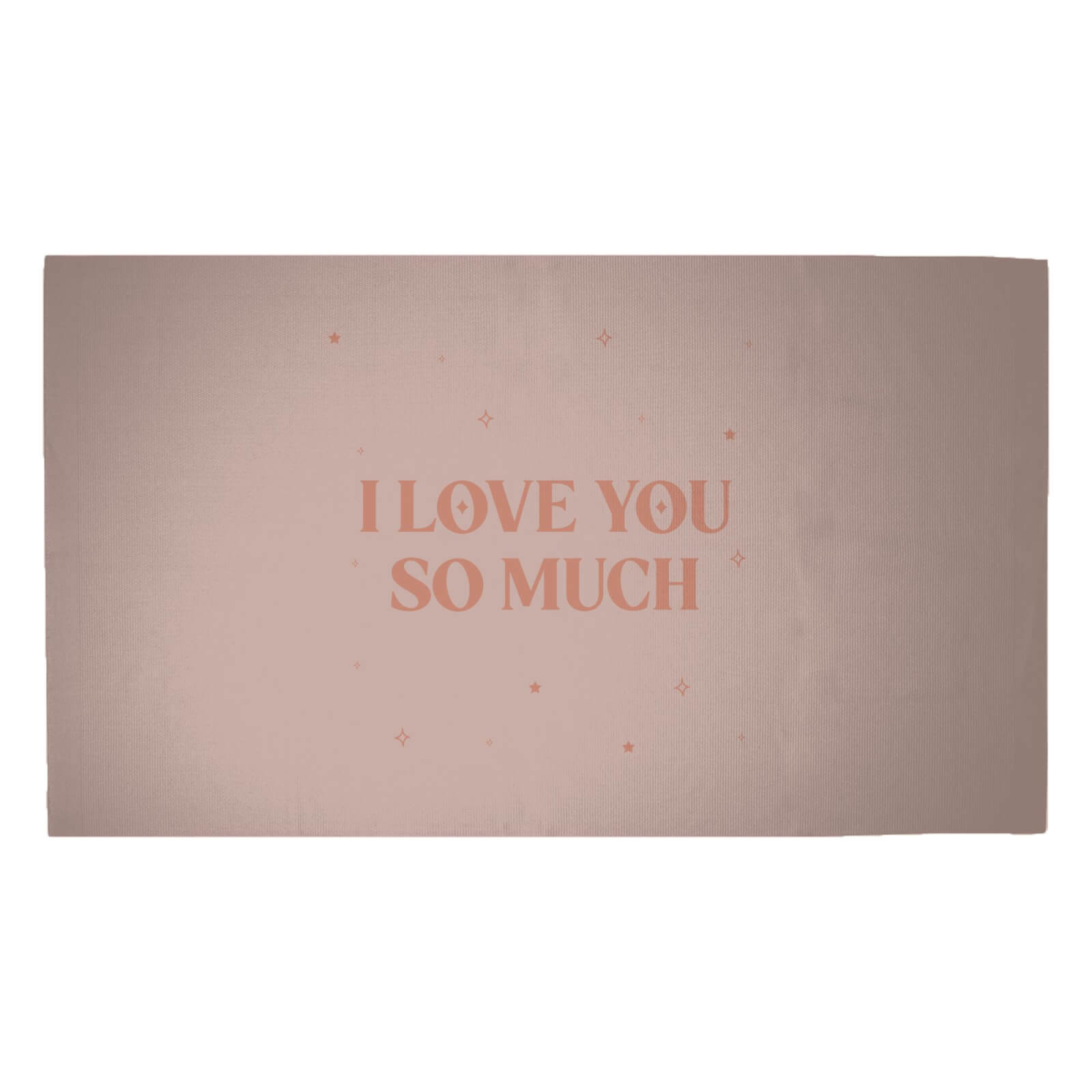I Love You So Much Woven Rug - Medium