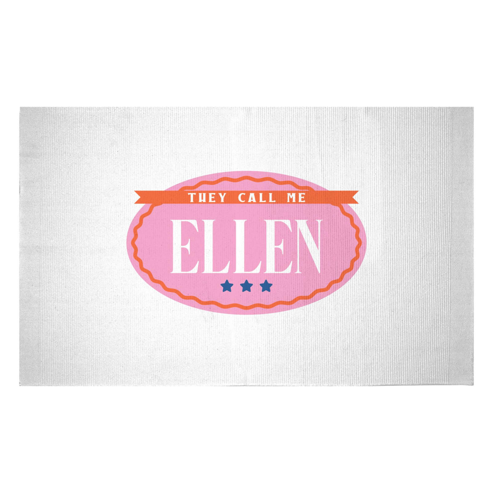 They Call Me Ellen Woven Rug - Small