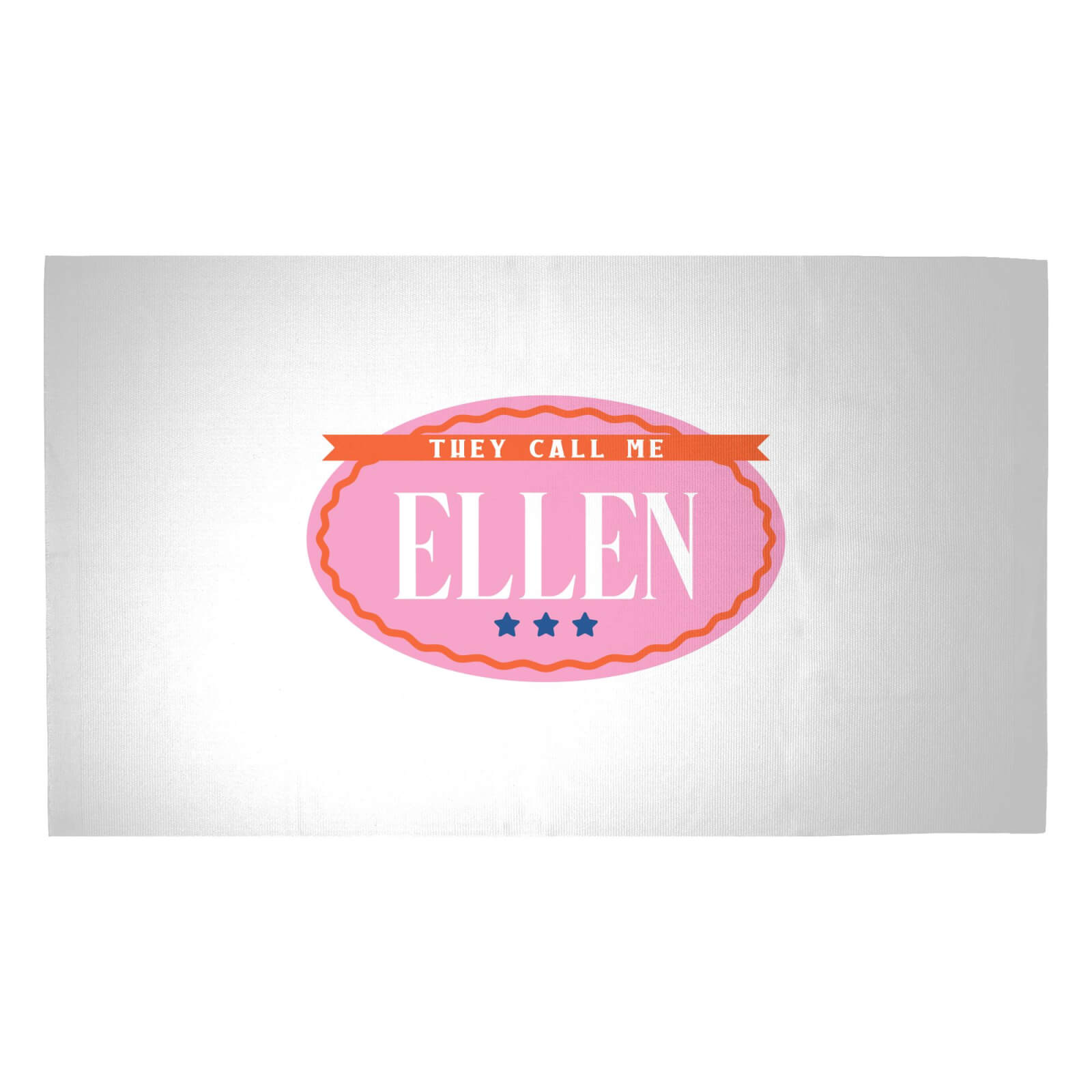They Call Me Ellen Woven Rug - Medium