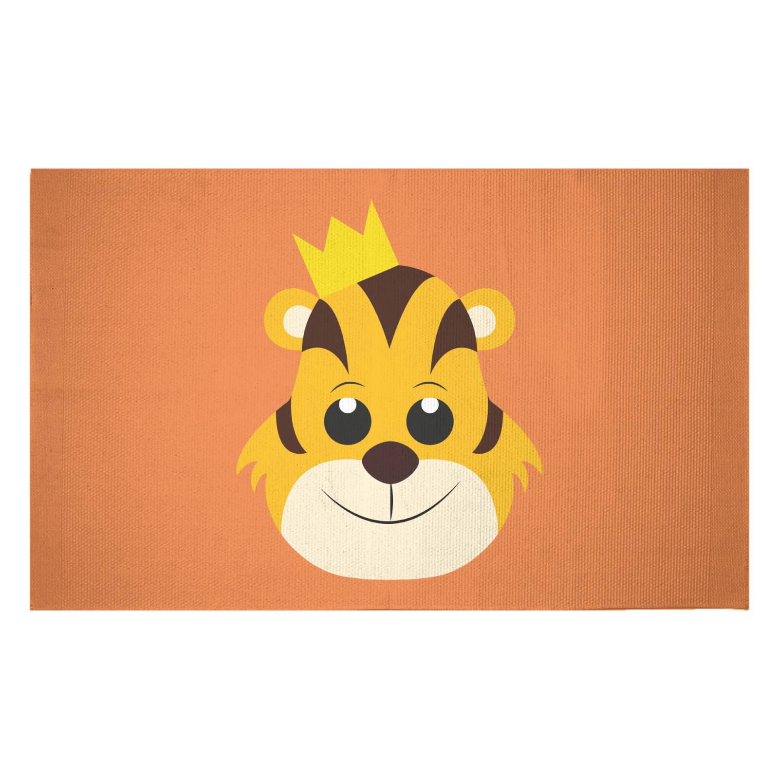 Tiger King Woven Rug - Small