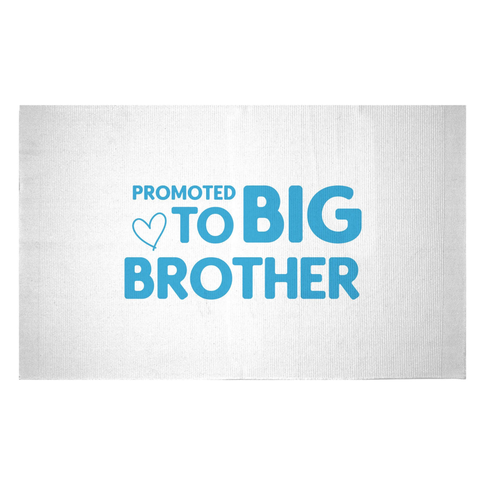 Promoted To Big Brother Woven Rug - Small