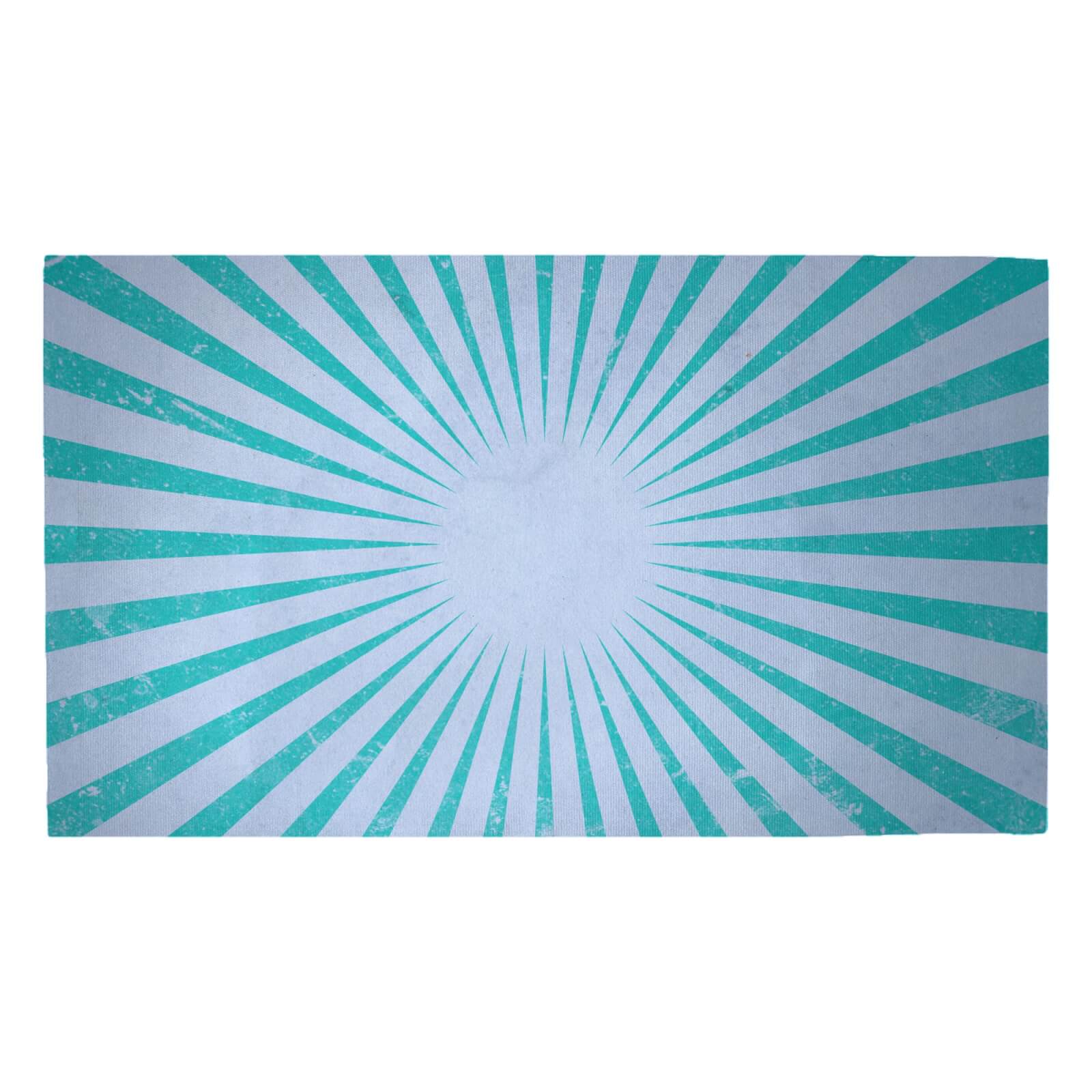 Circus Beams Blue Woven Rug - Medium