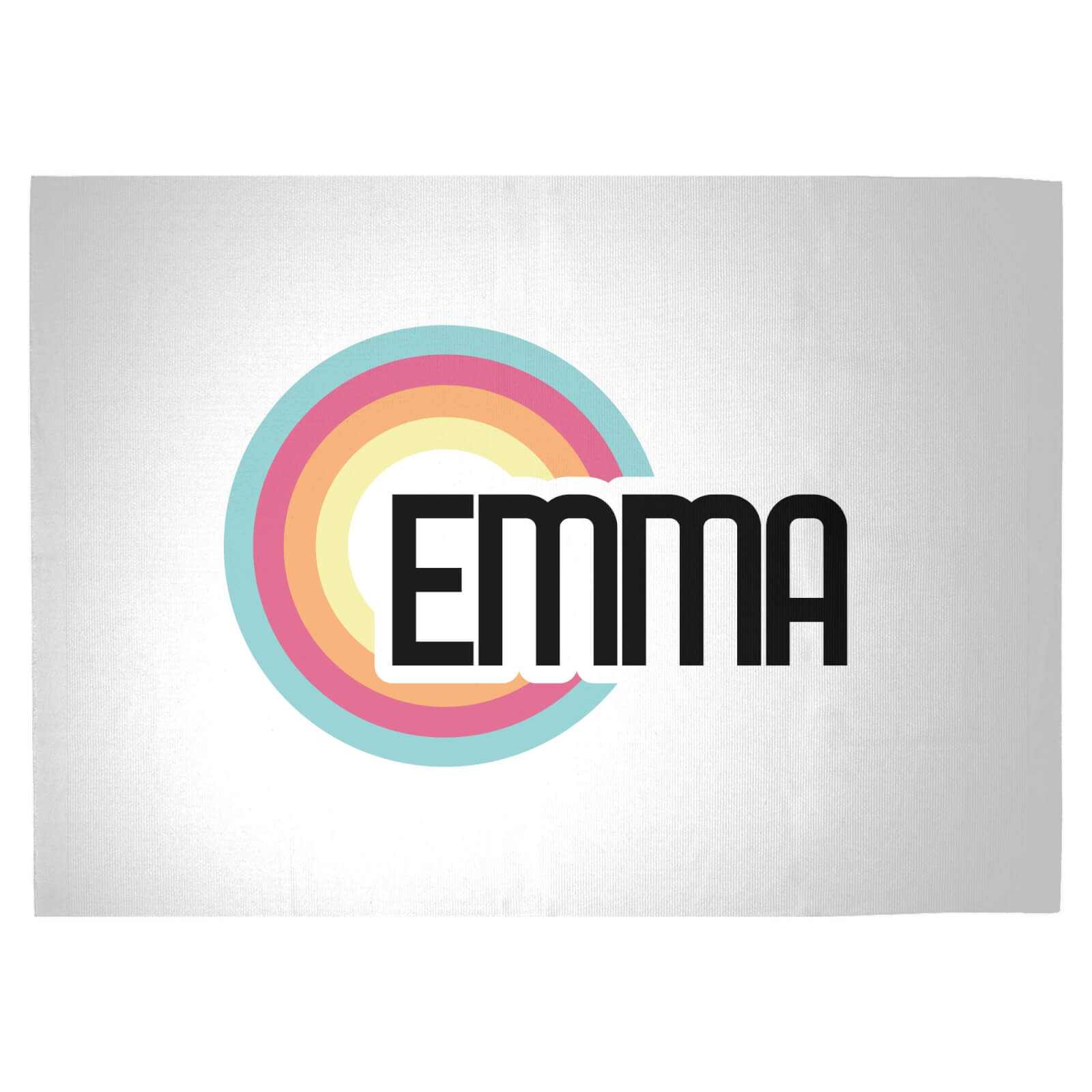 Emma Rainbow Woven Rug - Large