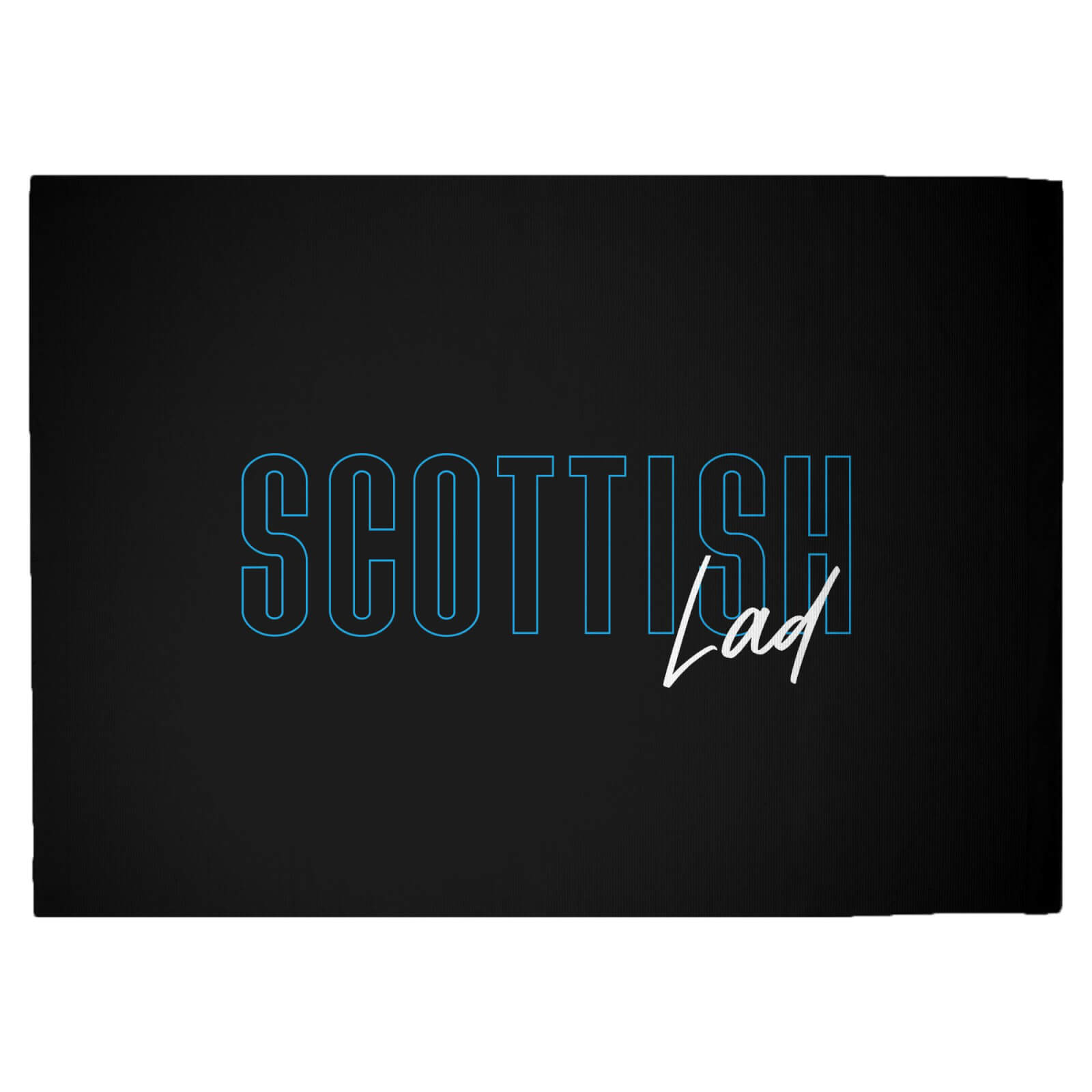 Scottish Lad Woven Rug - Large