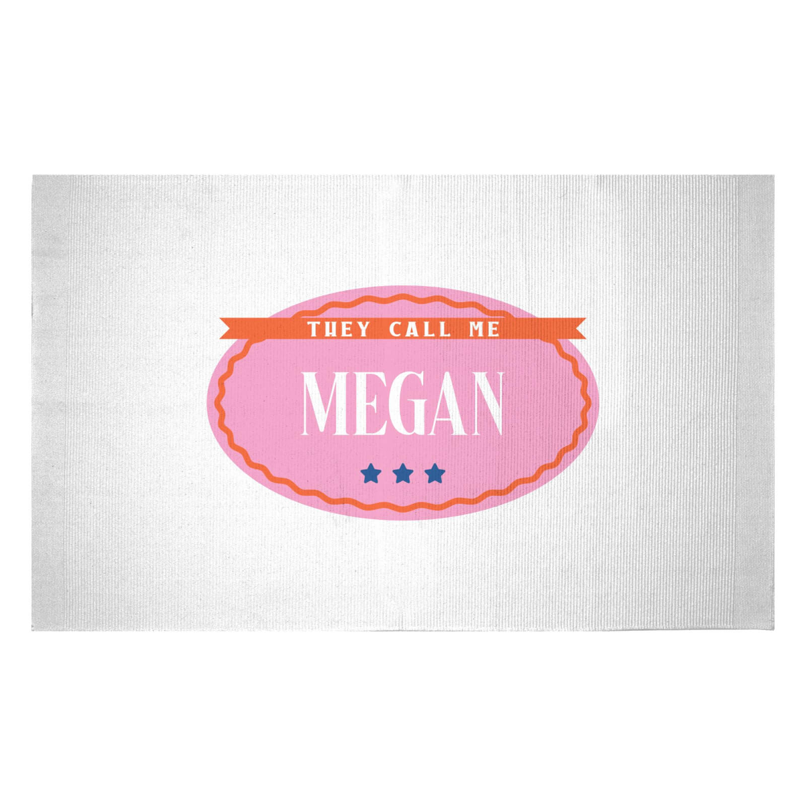 They Call Me Megan Woven Rug - Small