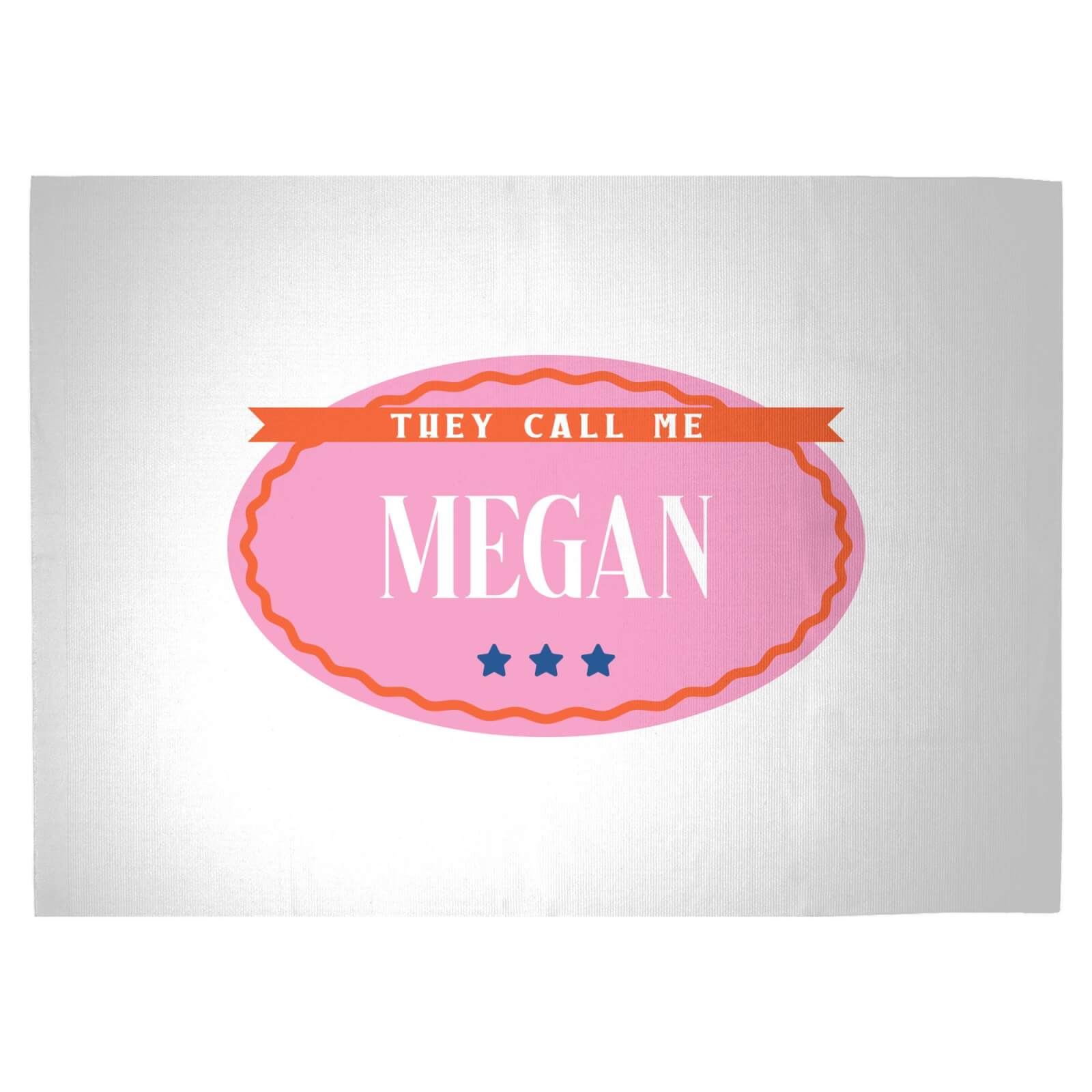 They Call Me Megan Woven Rug - Large