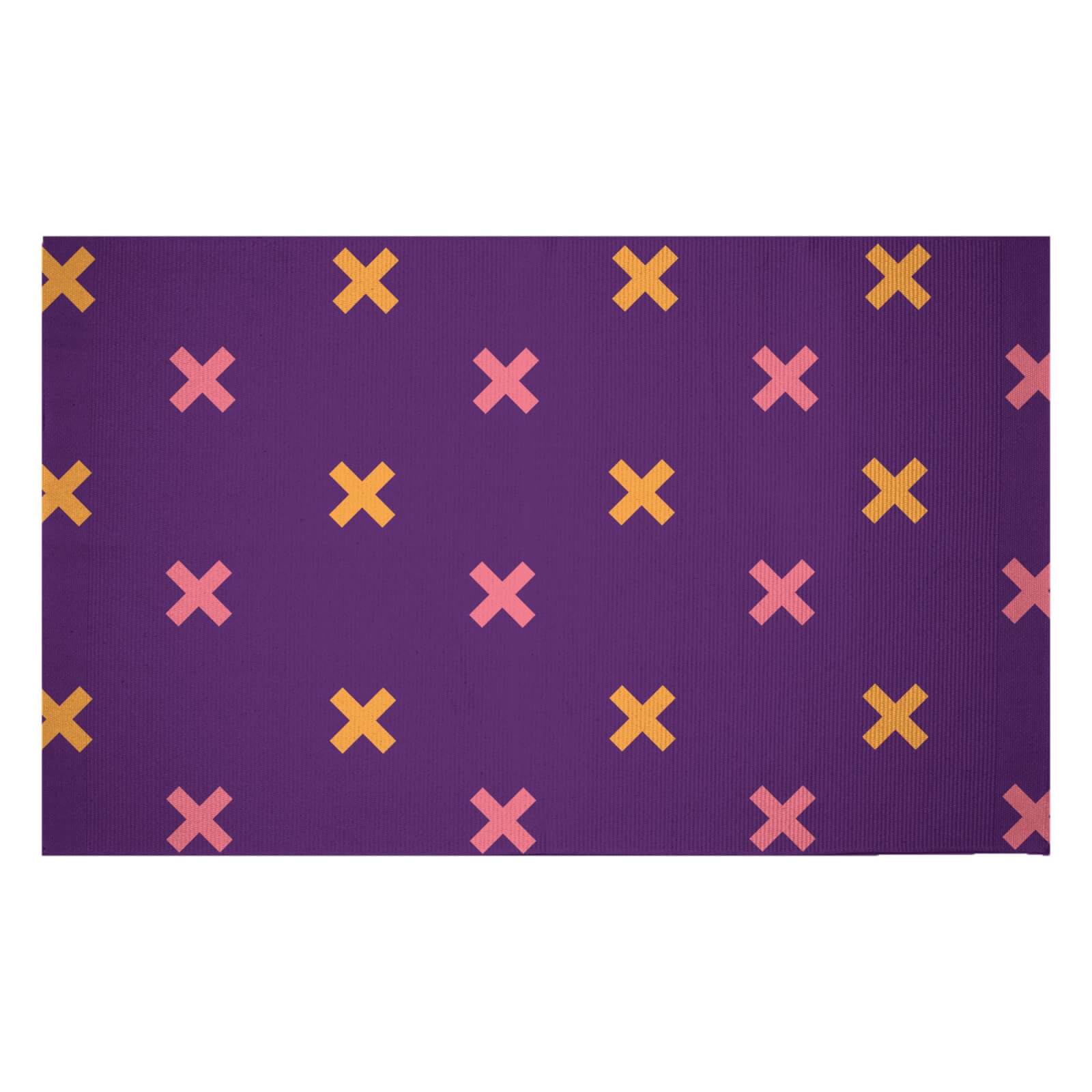 X Marks The Spot Woven Rug - Small
