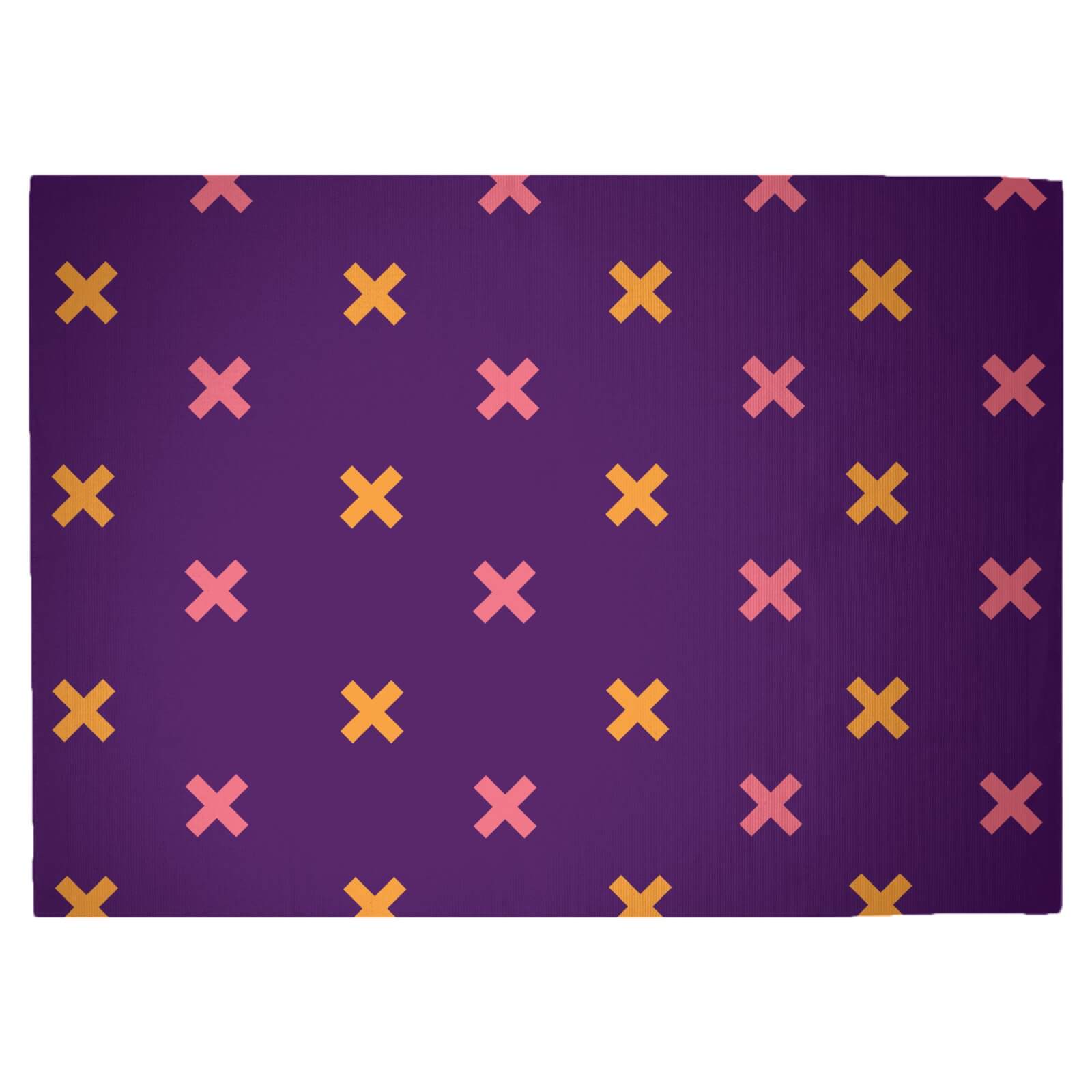 X Marks The Spot Woven Rug - Large