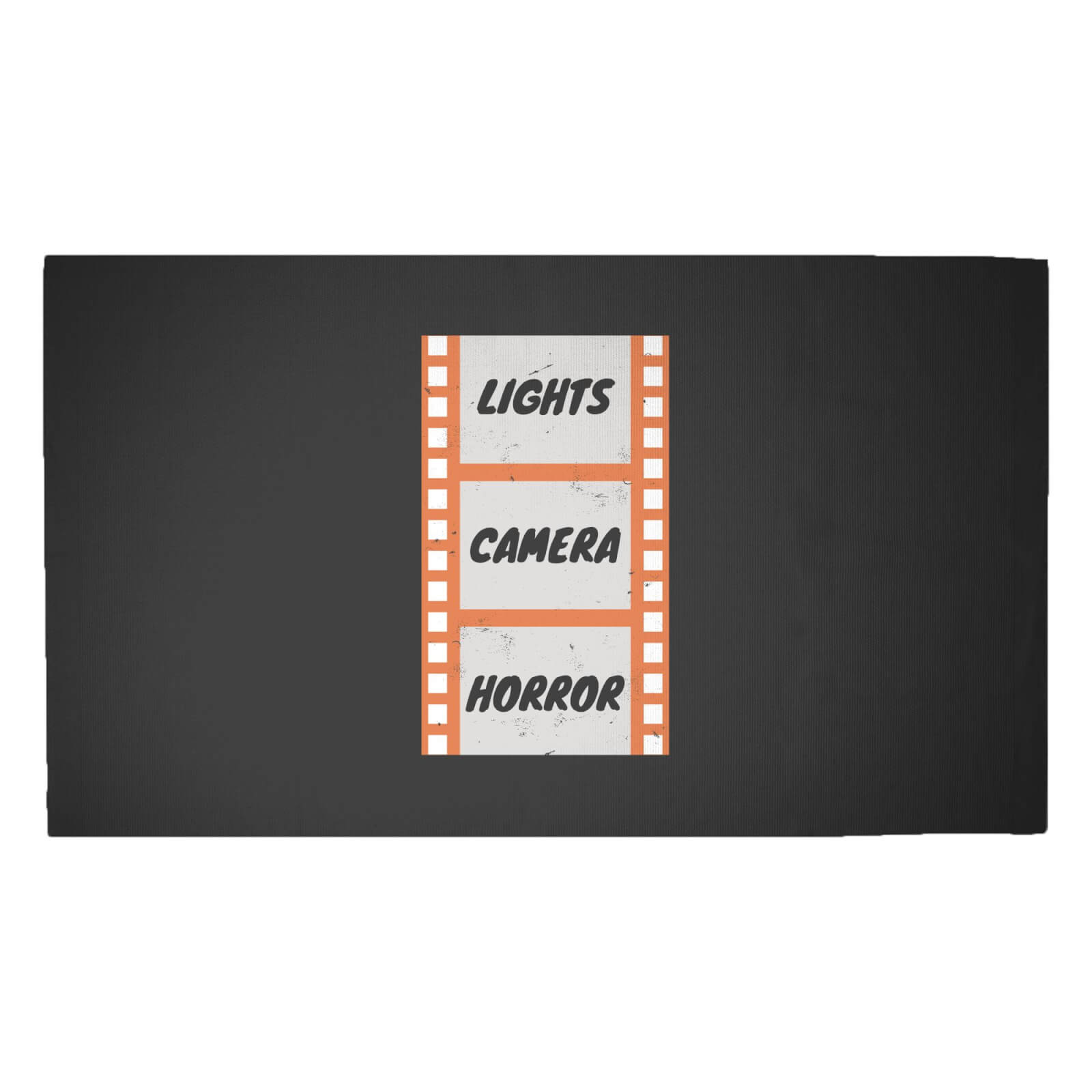 Lights Camera Horror Woven Rug - Medium