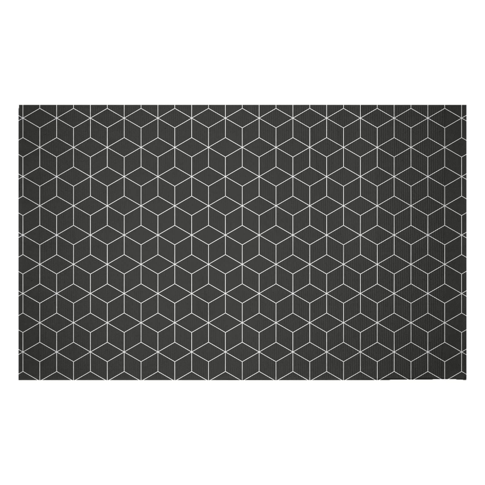 Hexagon Woven Rug - Small