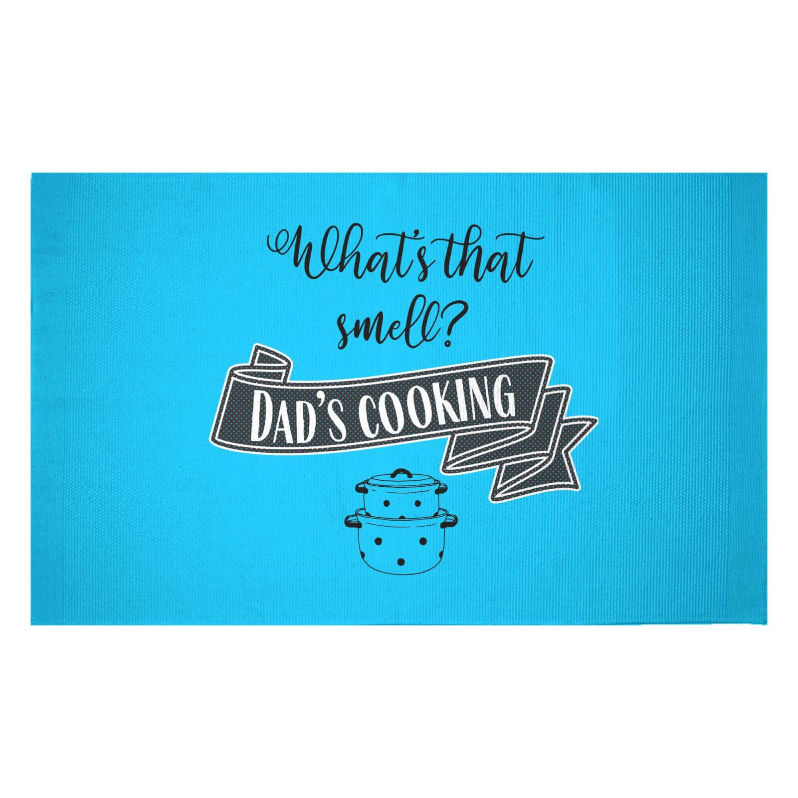 What's That Smell? Dad's Cooking Woven Rug - Small