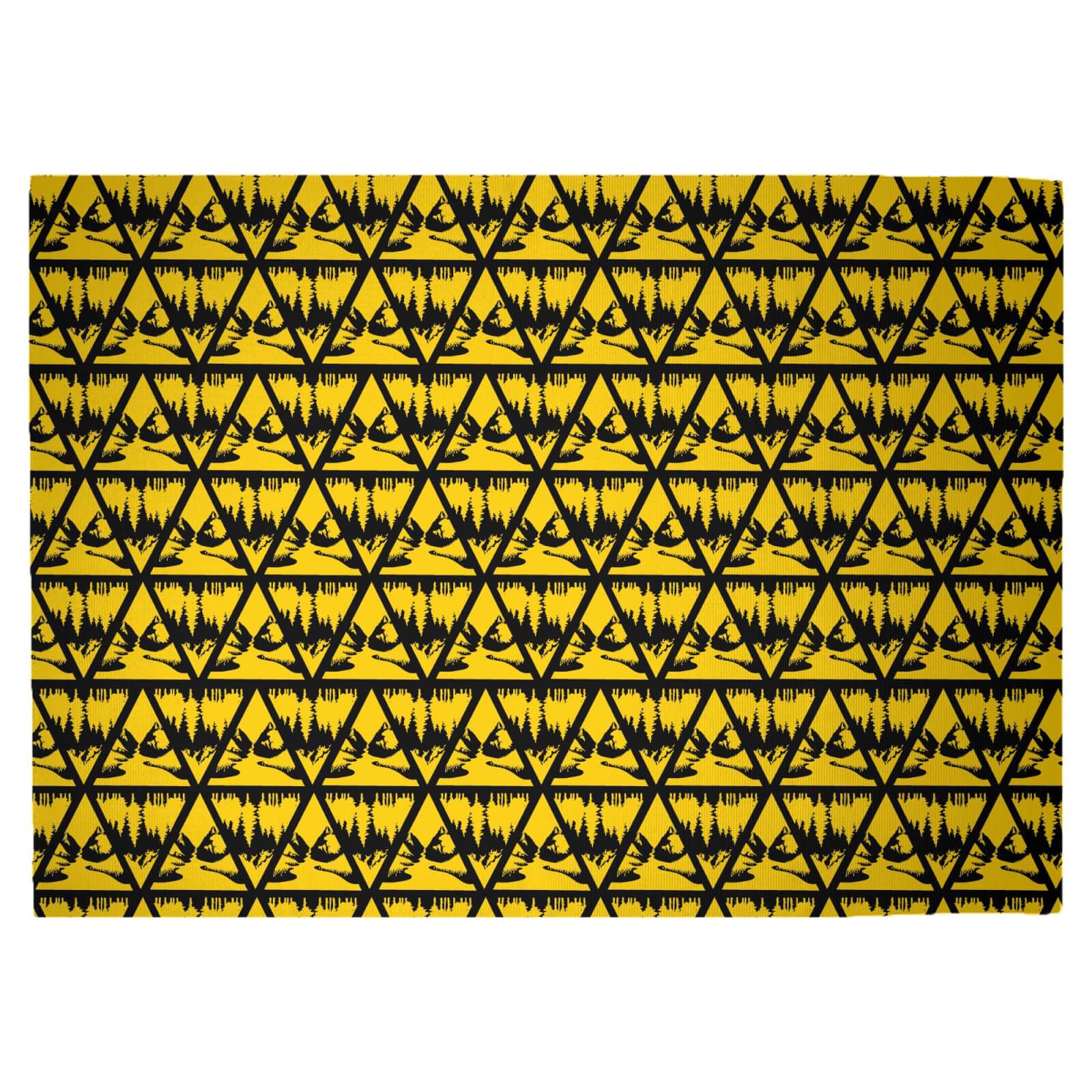 Triangle Woods Woven Rug - Large