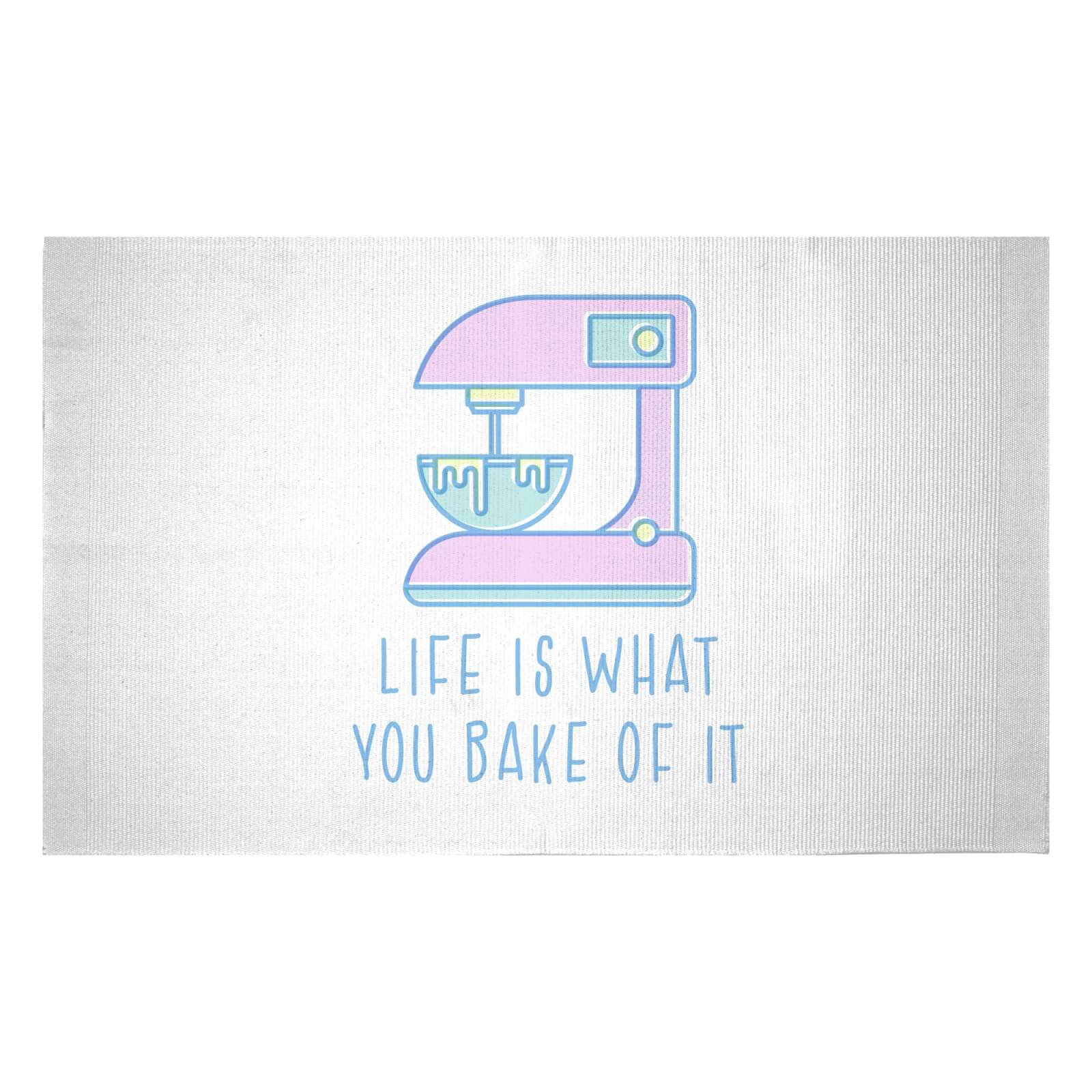 Life Is What You Bake Of It Woven Rug - Small