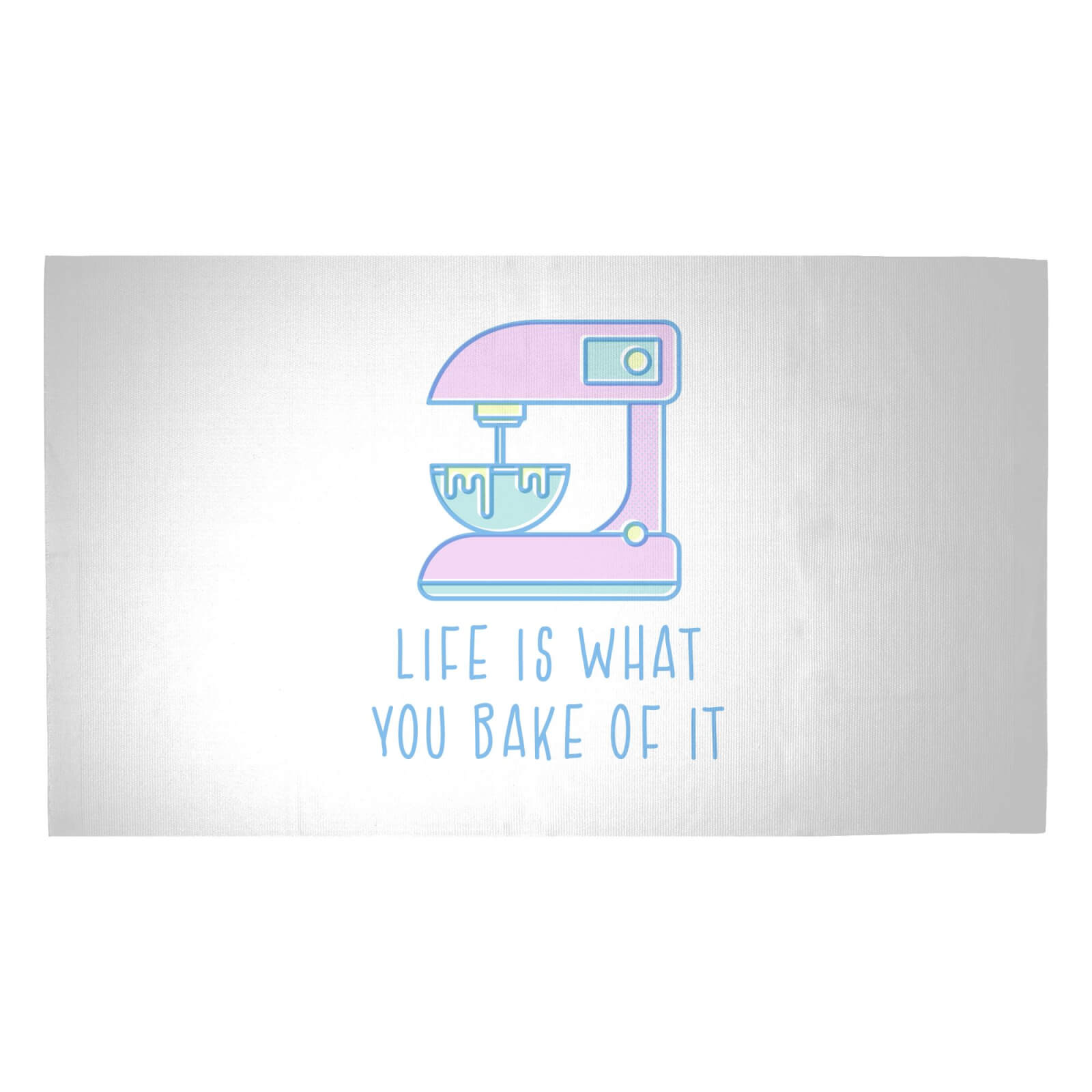 Life Is What You Bake Of It Woven Rug - Medium