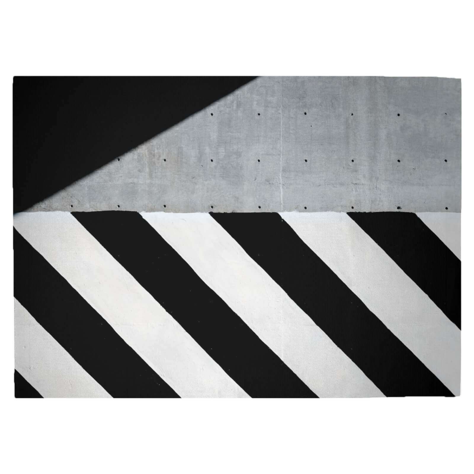 Stripes And Blocks Woven Rug - Large