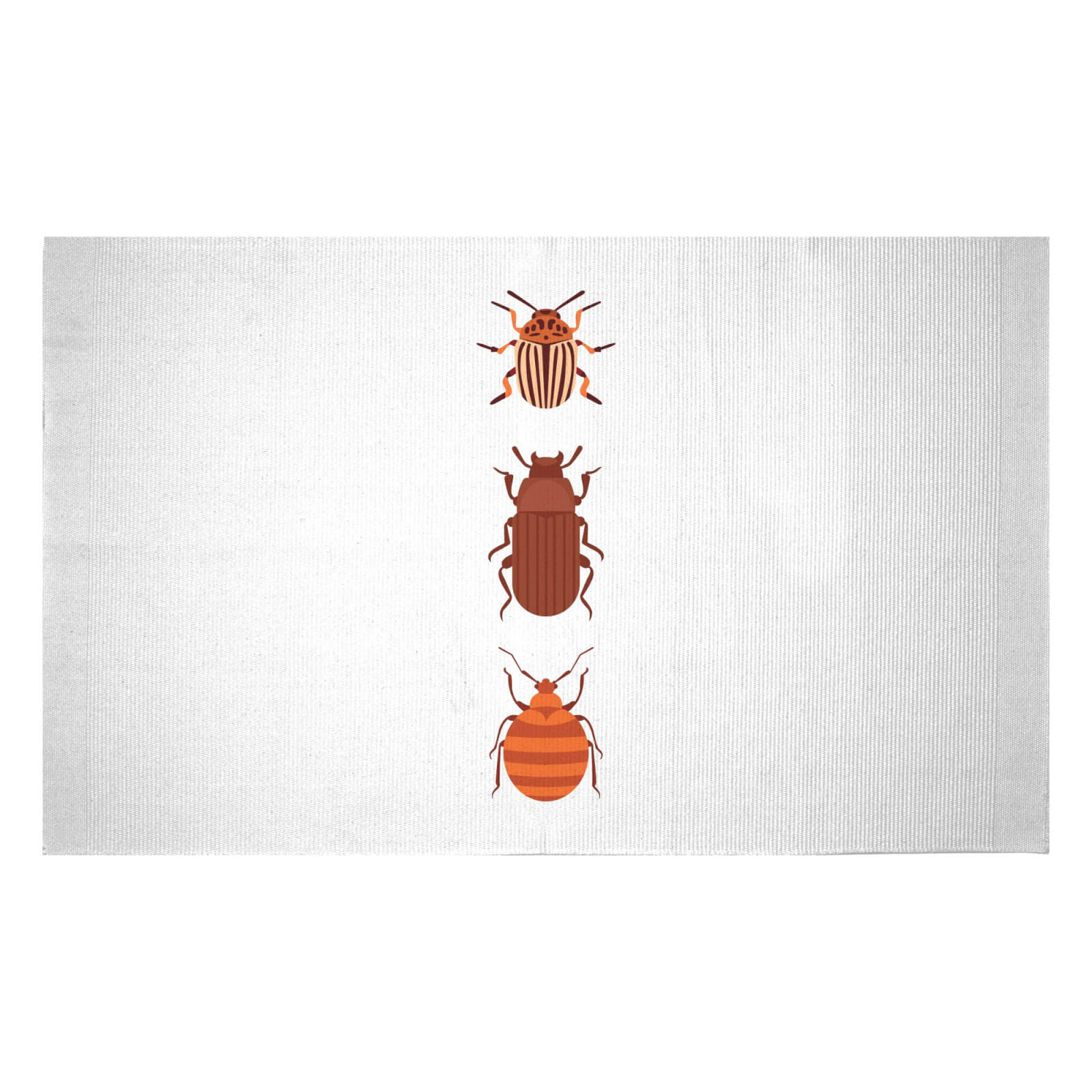 Beetles Woven Rug - Small