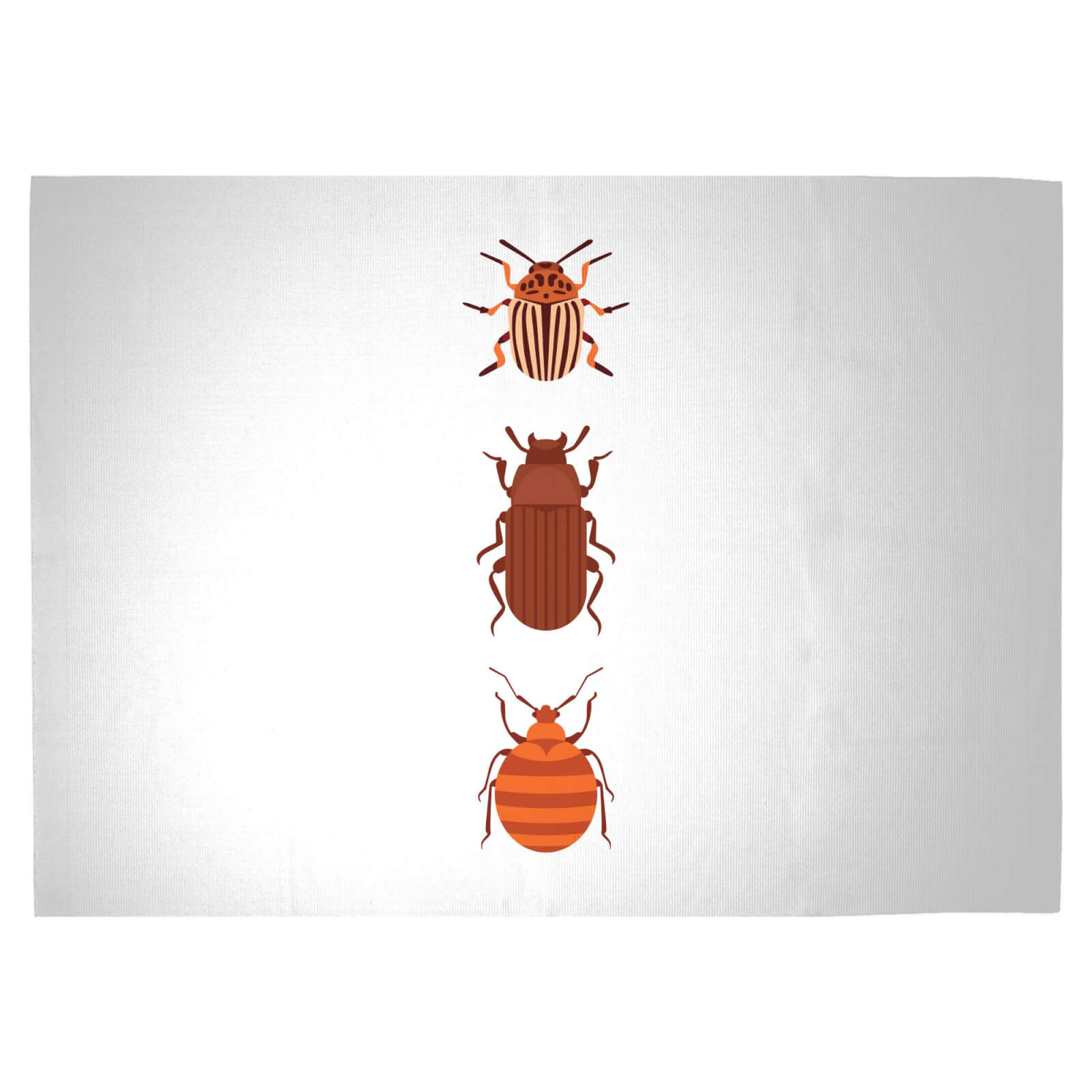 Beetles Woven Rug - Large
