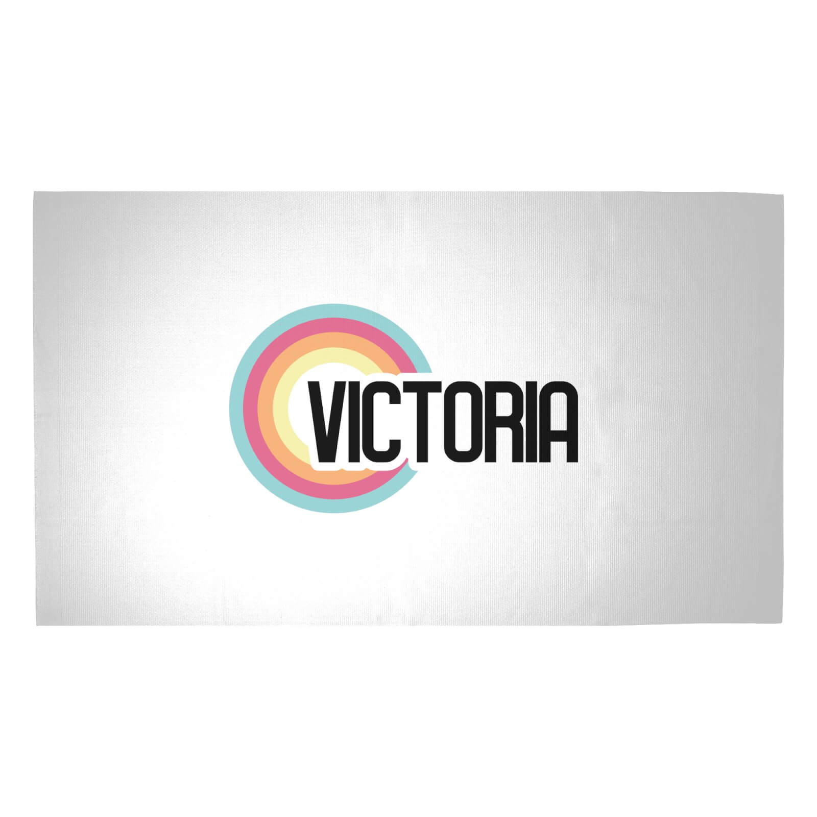 Victoria Rainbow Woven Rug - Medium