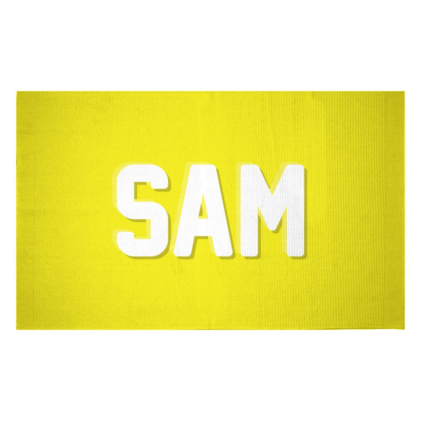Embossed Sam Woven Rug - Small