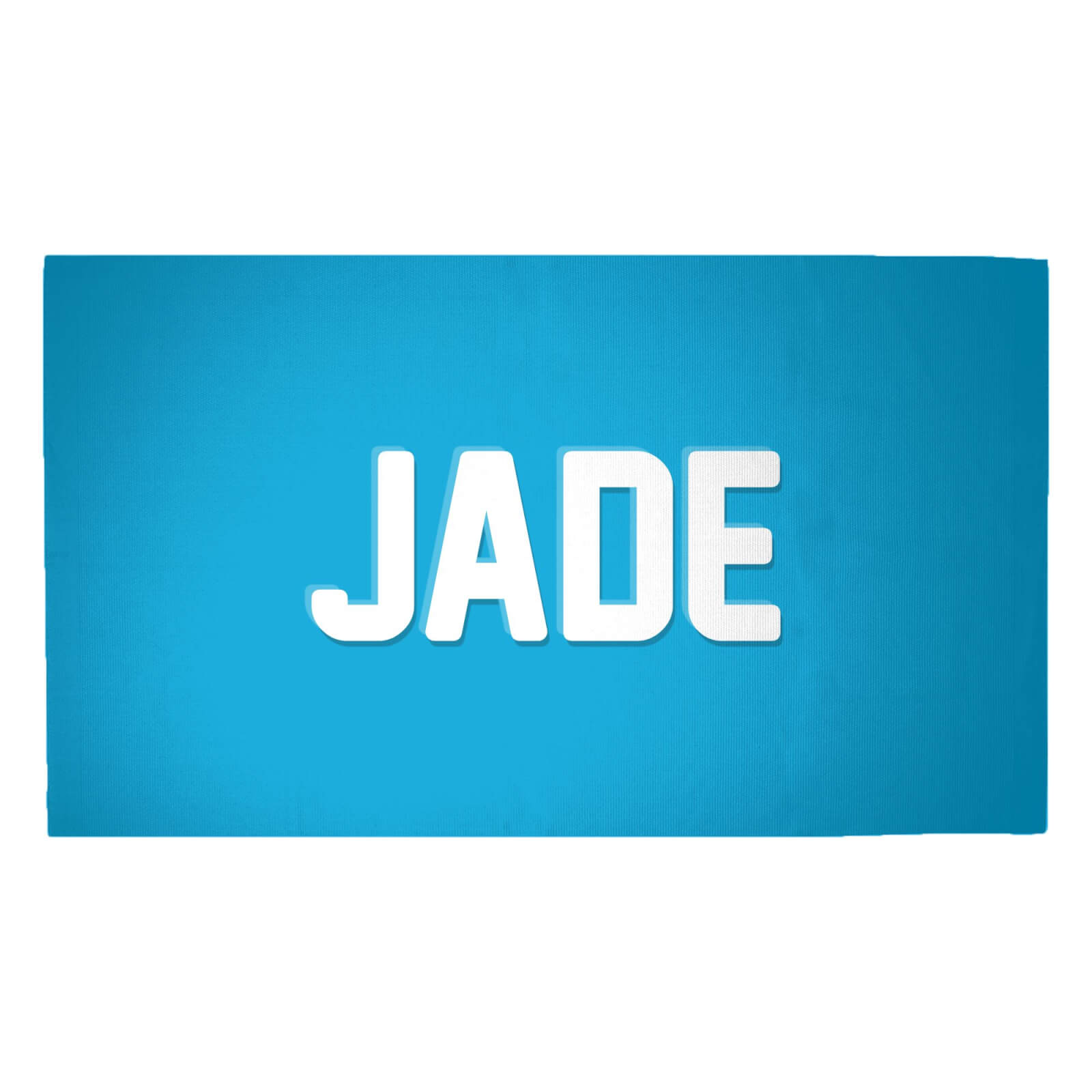 Embossed Jade Woven Rug - Medium