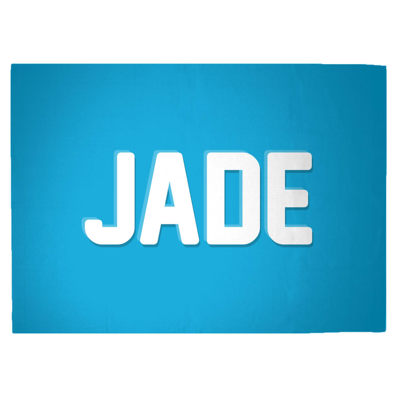 Embossed Jade Woven Rug - Large